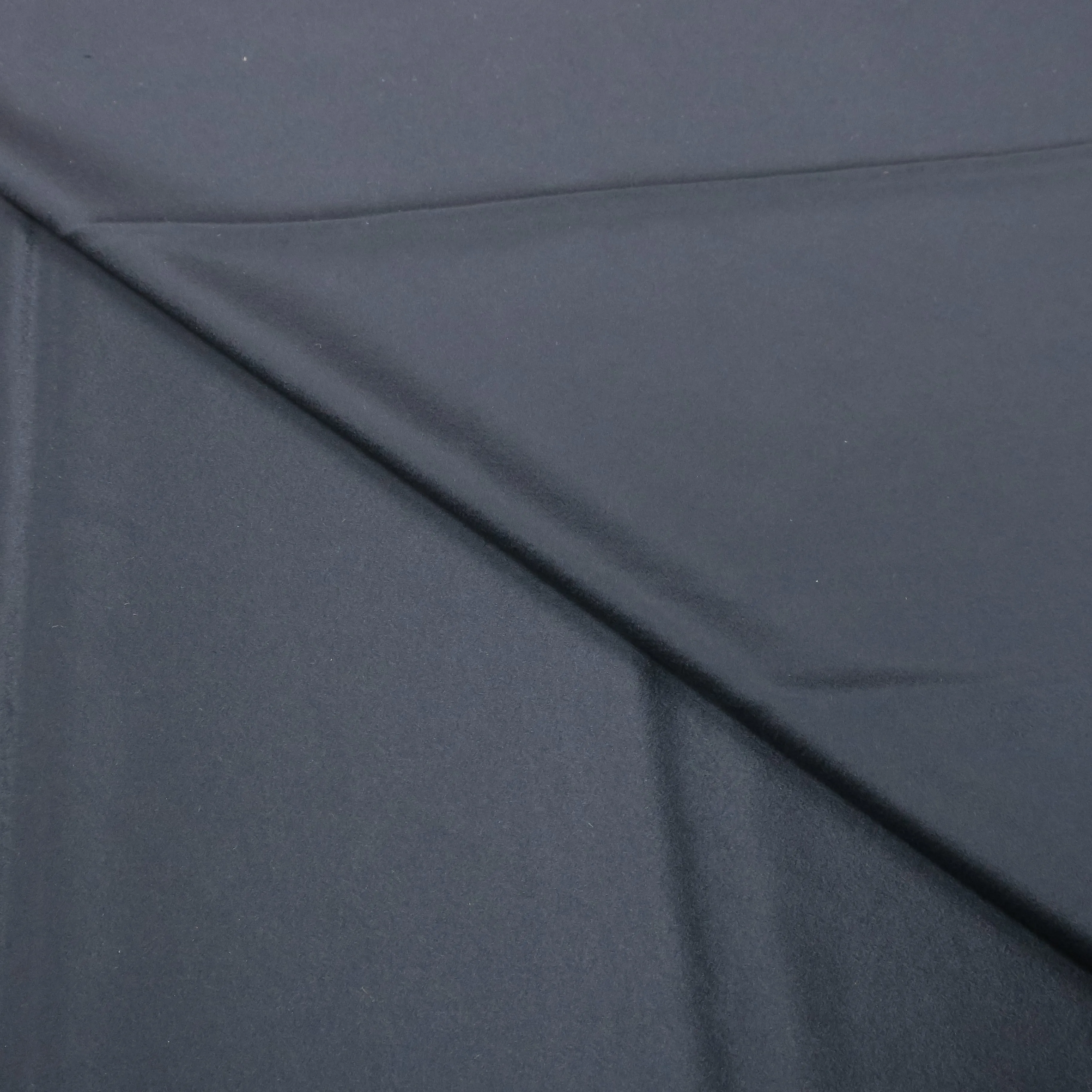 2 YDS Solid Midnight Blue 100% Cashmere Loro Piana Fabric