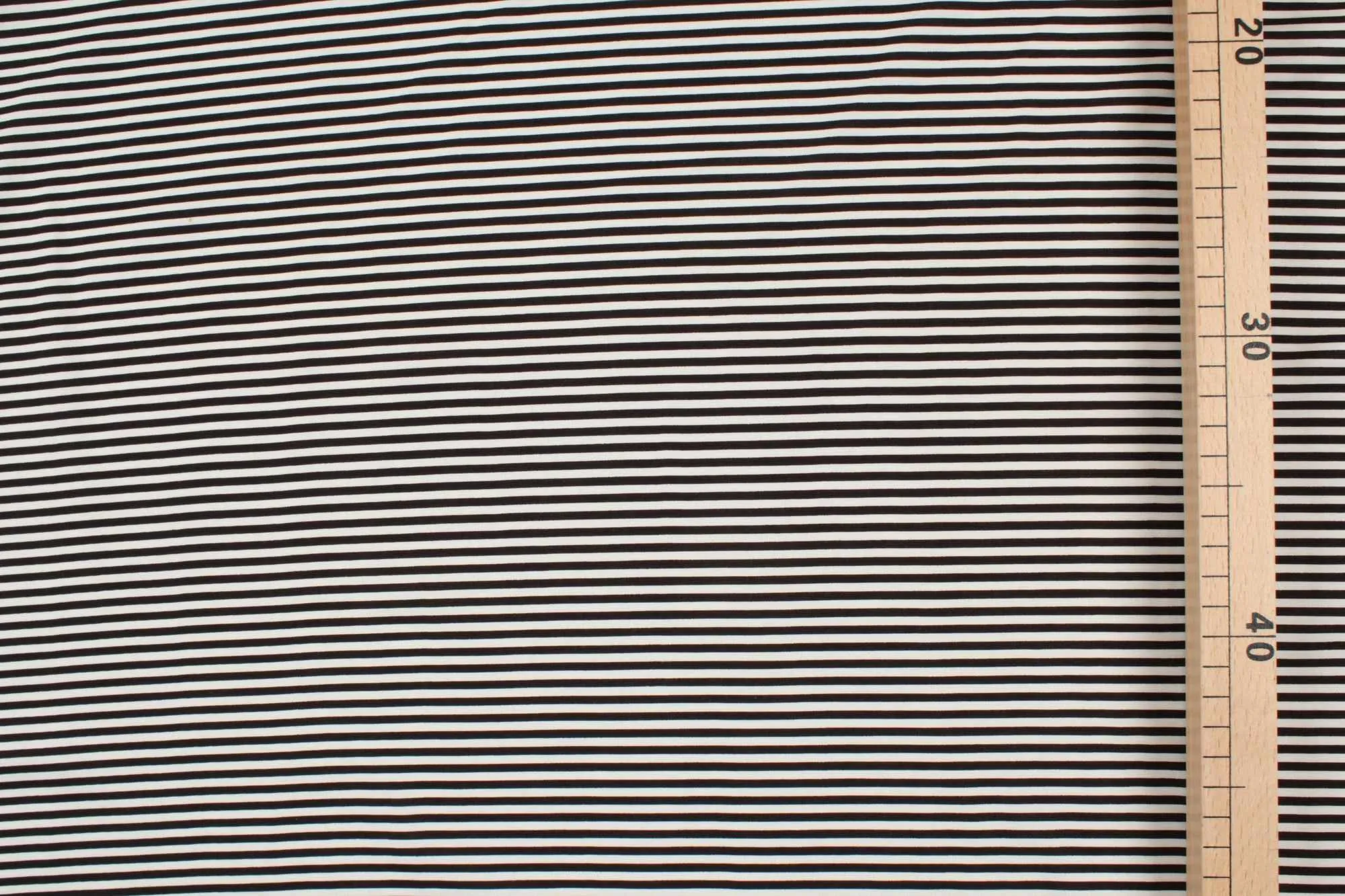 20 MTS ROLL - Stretch Viscose Poplin - Stripes - OFFER: 3€/MT