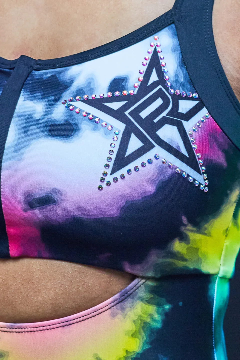 Adele Romper in Tie Dye Crush