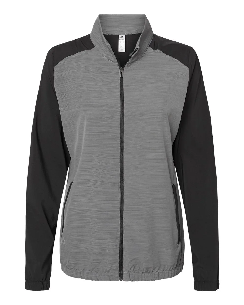 Adidas - Women's Heather Block Full-Zip Wind Jacket** - Final Sale