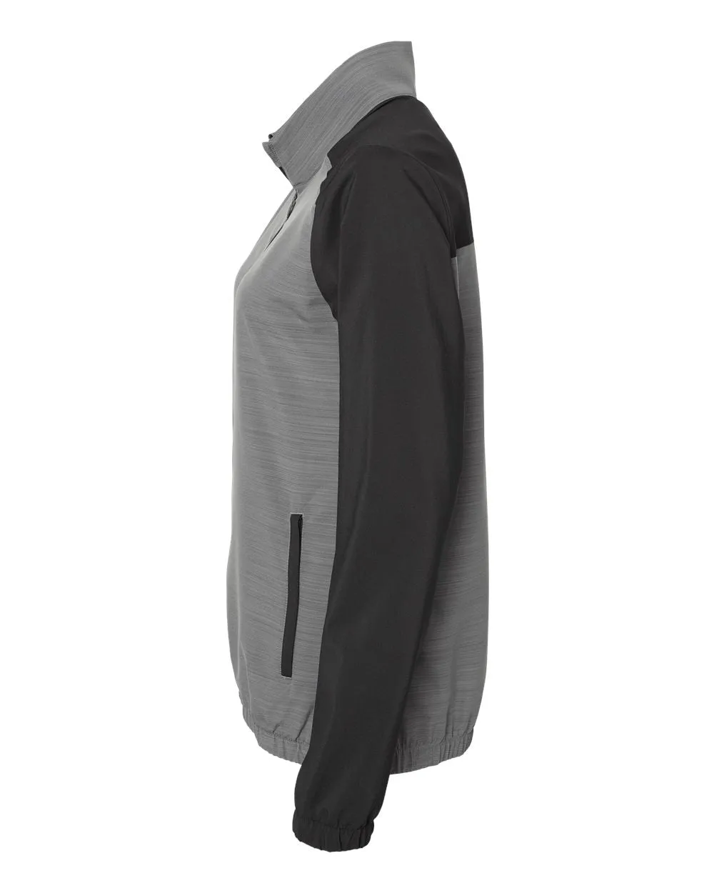 Adidas - Women's Heather Block Full-Zip Wind Jacket** - Final Sale