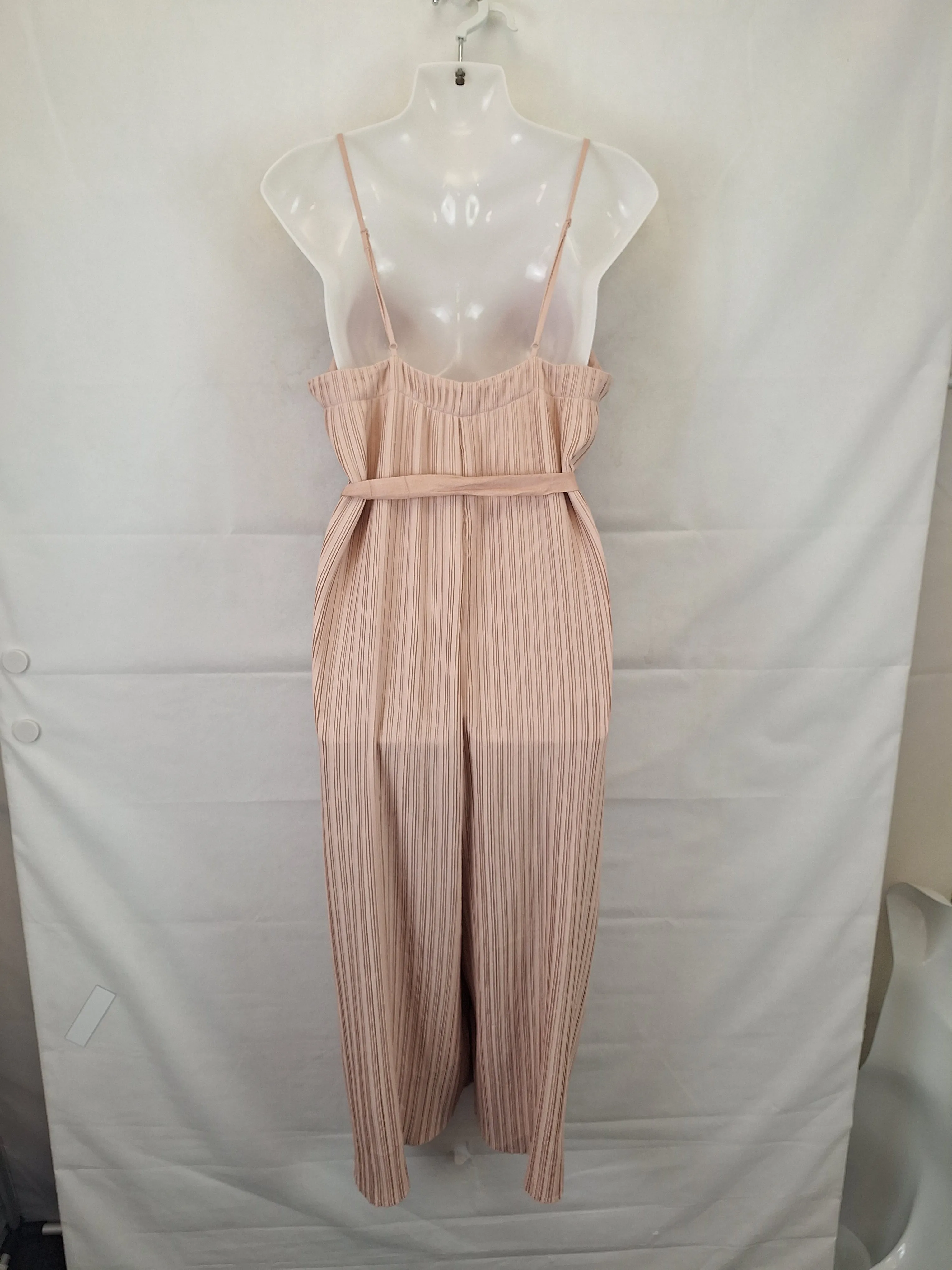 Alice McCall Dusty Rose Mini Pleated Evening Jumpsuit Size 10