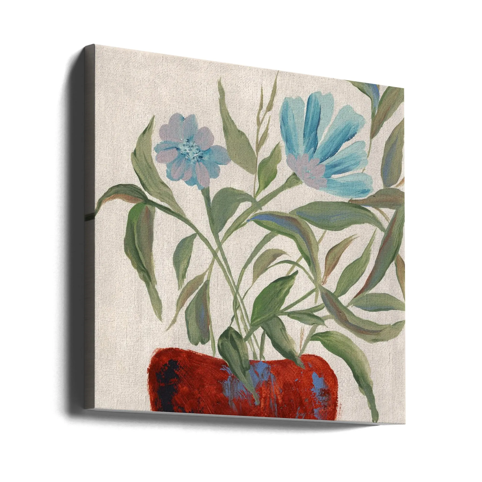 Amour ll - Square Stretched Canvas, Poster or Fine Art Print
