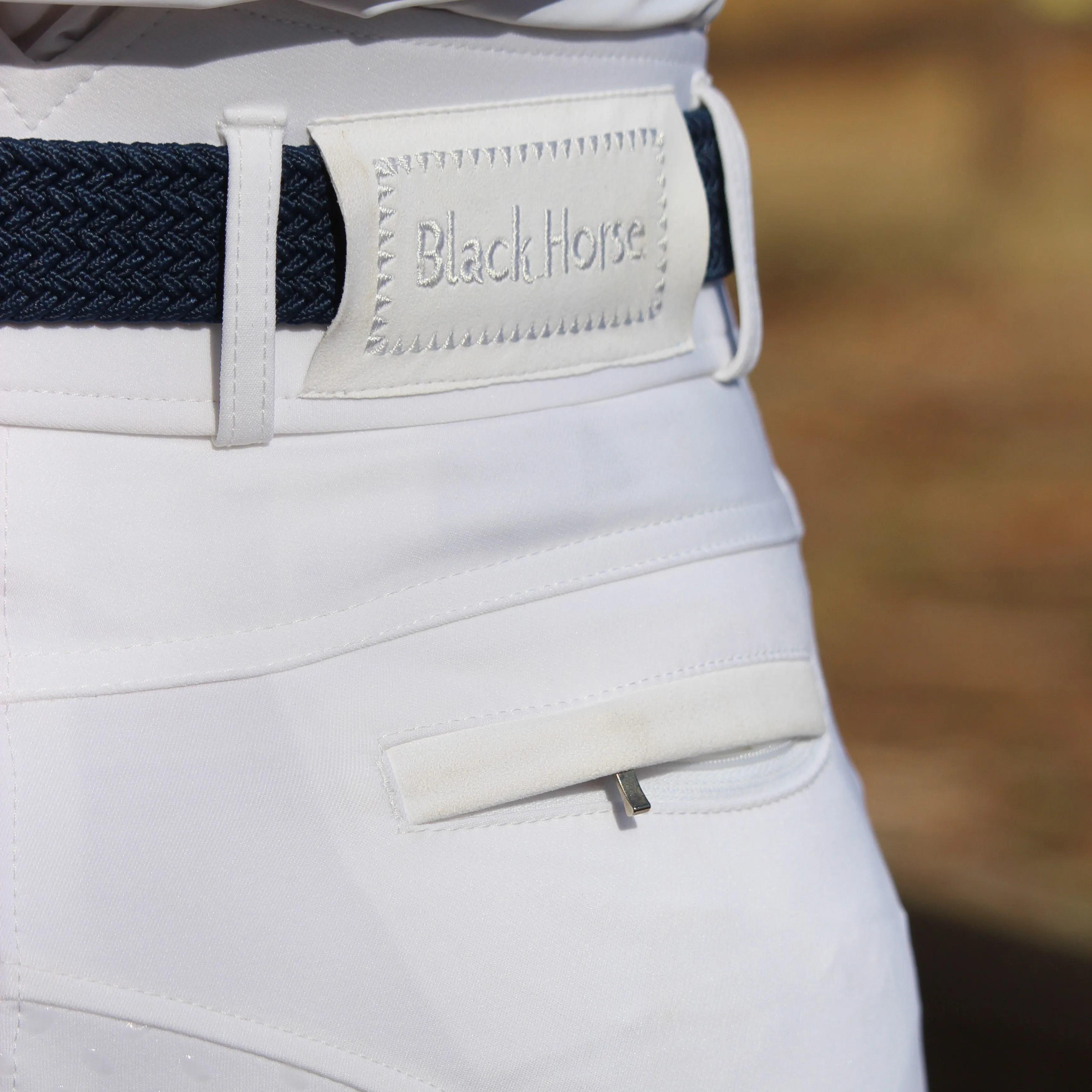 Anna High Waisted Bamboo Breeches - White