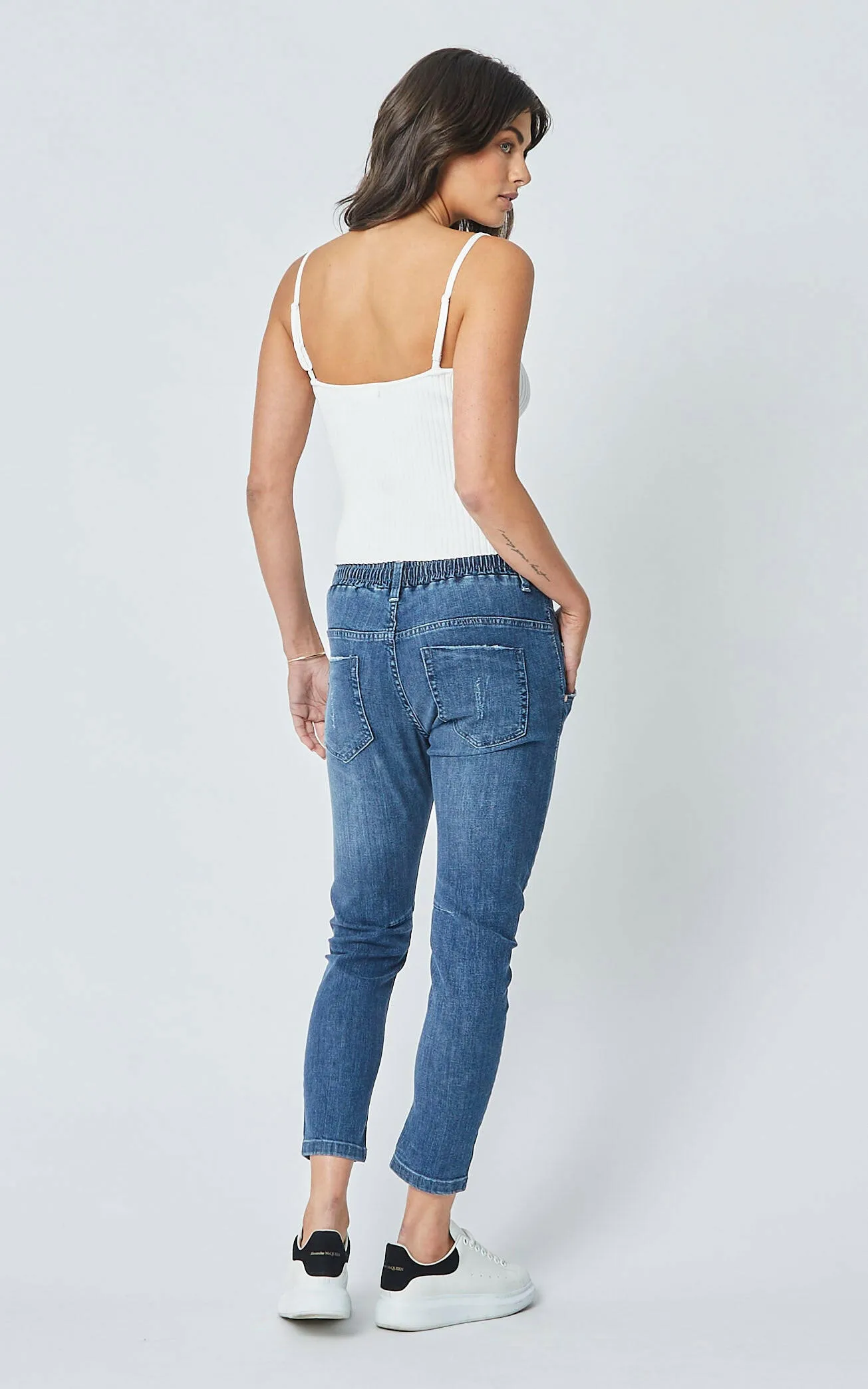 Anni White Knit Top