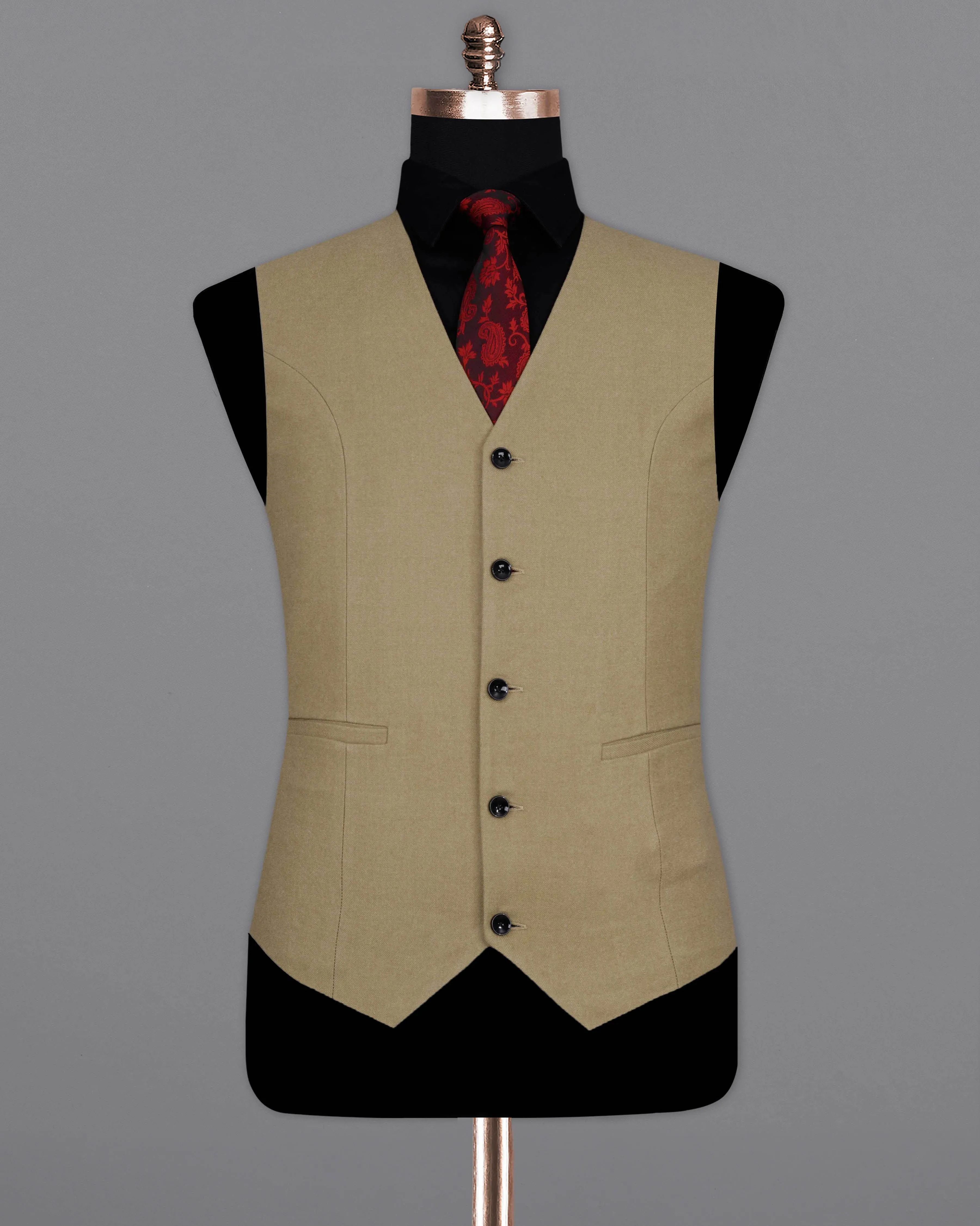 Arrowtown Brown Pure Wool Waistcoat