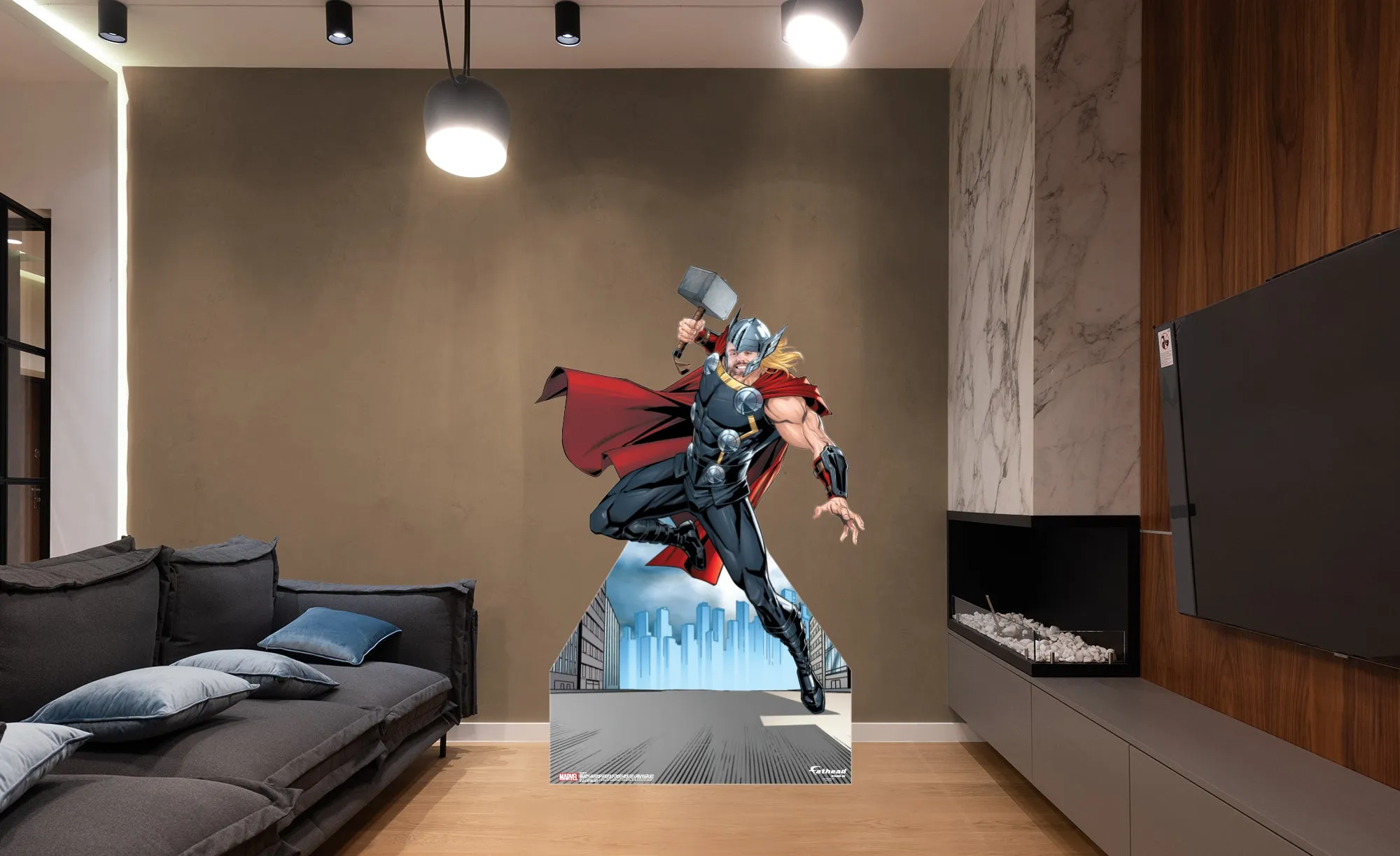 Avengers: Thor Stand-In Life-Size Foam Core Cutout - Officially Licensed Marvel Stand Out