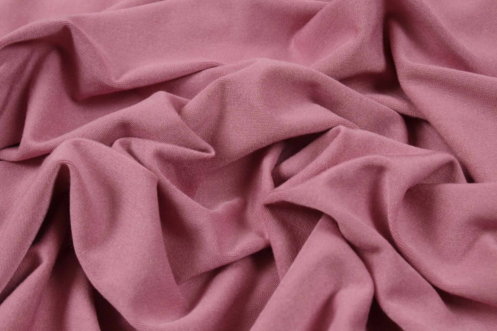 Bamboo Cold Jersey - Stretch - Dust Pink (1,70Mts Remnant)