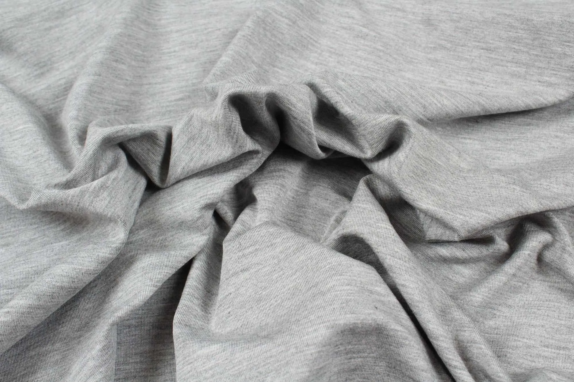 Bamboo Cold Jersey - Stretch - Light Grey (Remnant)