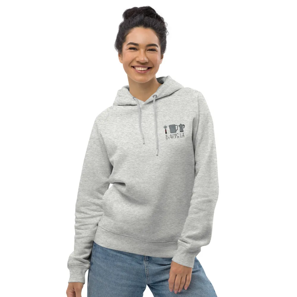 Barista Set | Bestickter Bio Baumwoll Frauen Hoodie