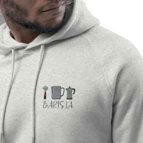 Barista Set | Bestickter Bio Baumwoll Männer Hoodie