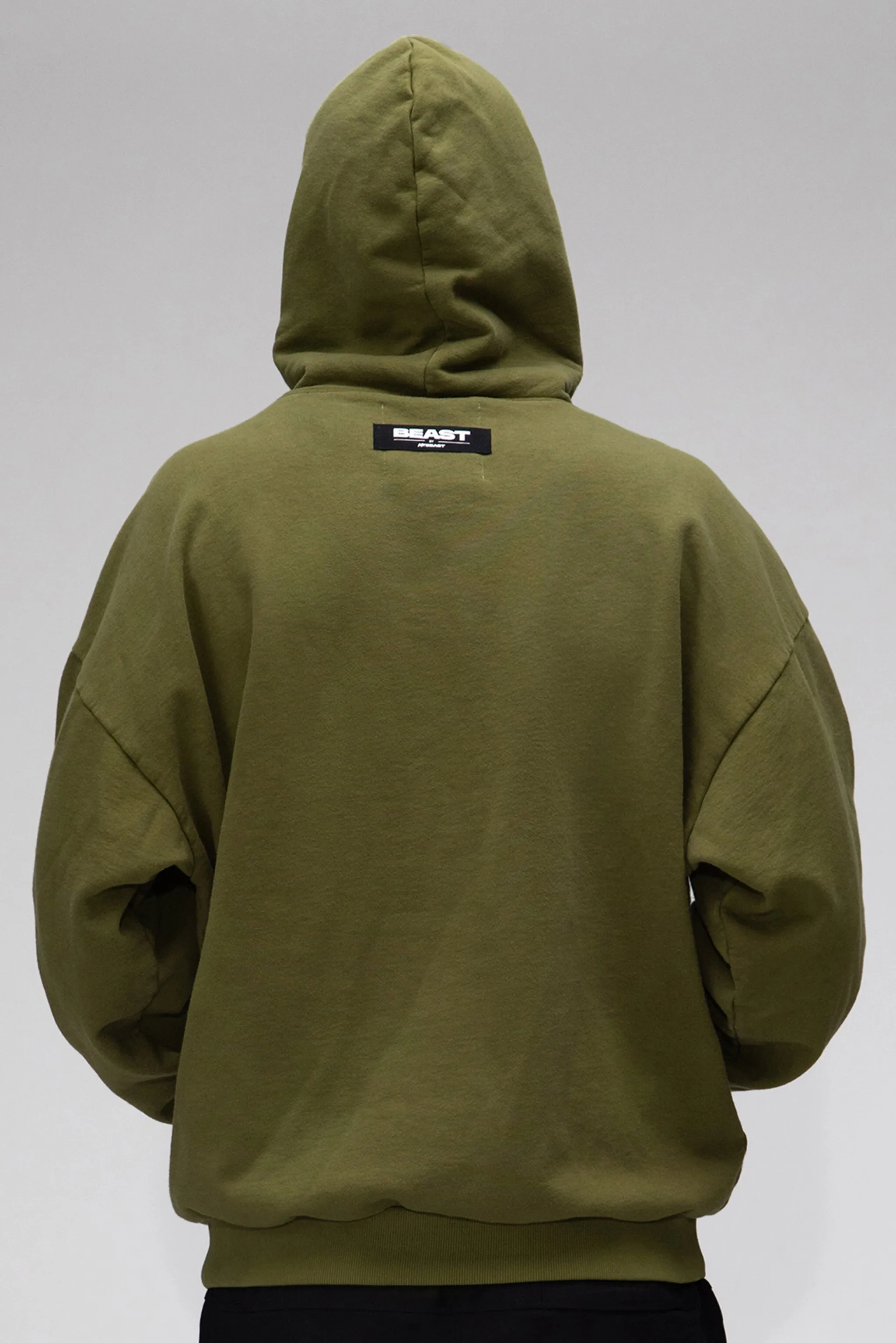 BEAST ORIGINALS HOODIE - OLIVE