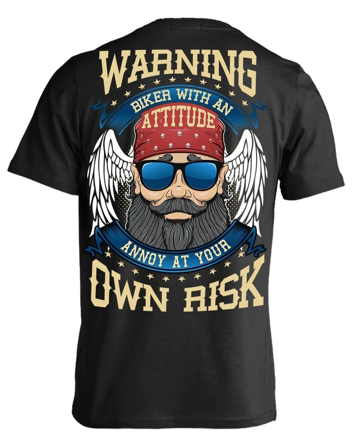 Biker With An Attitude T-Shirt
