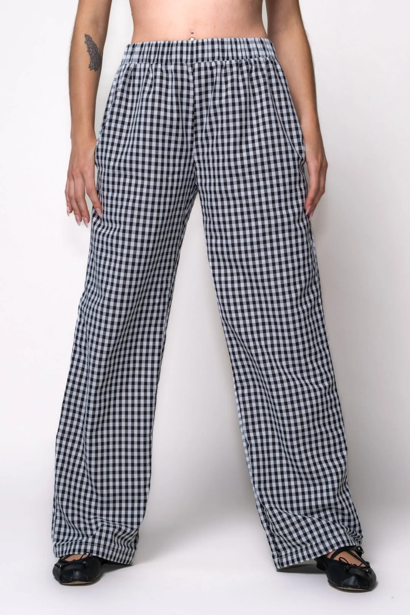 Billie Check Boxer Pants