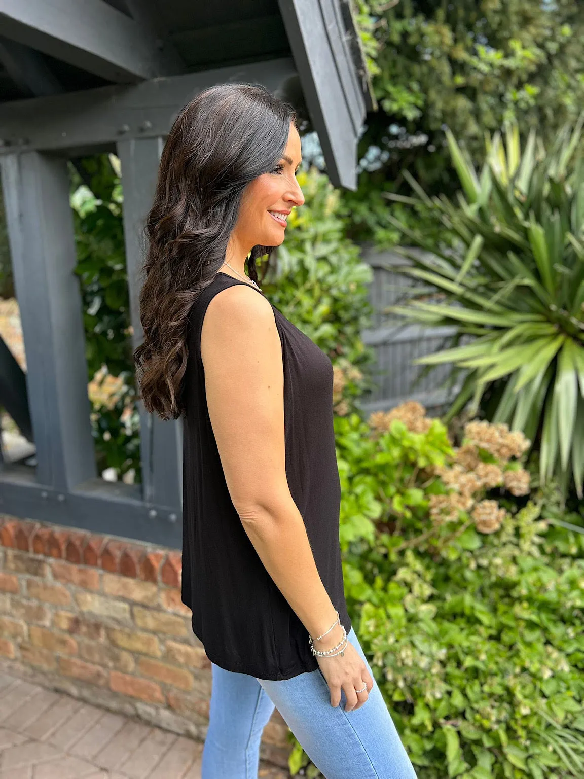 Black Essential Vest Addison