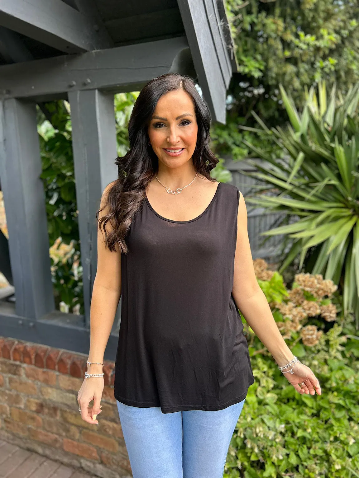 Black Essential Vest Addison