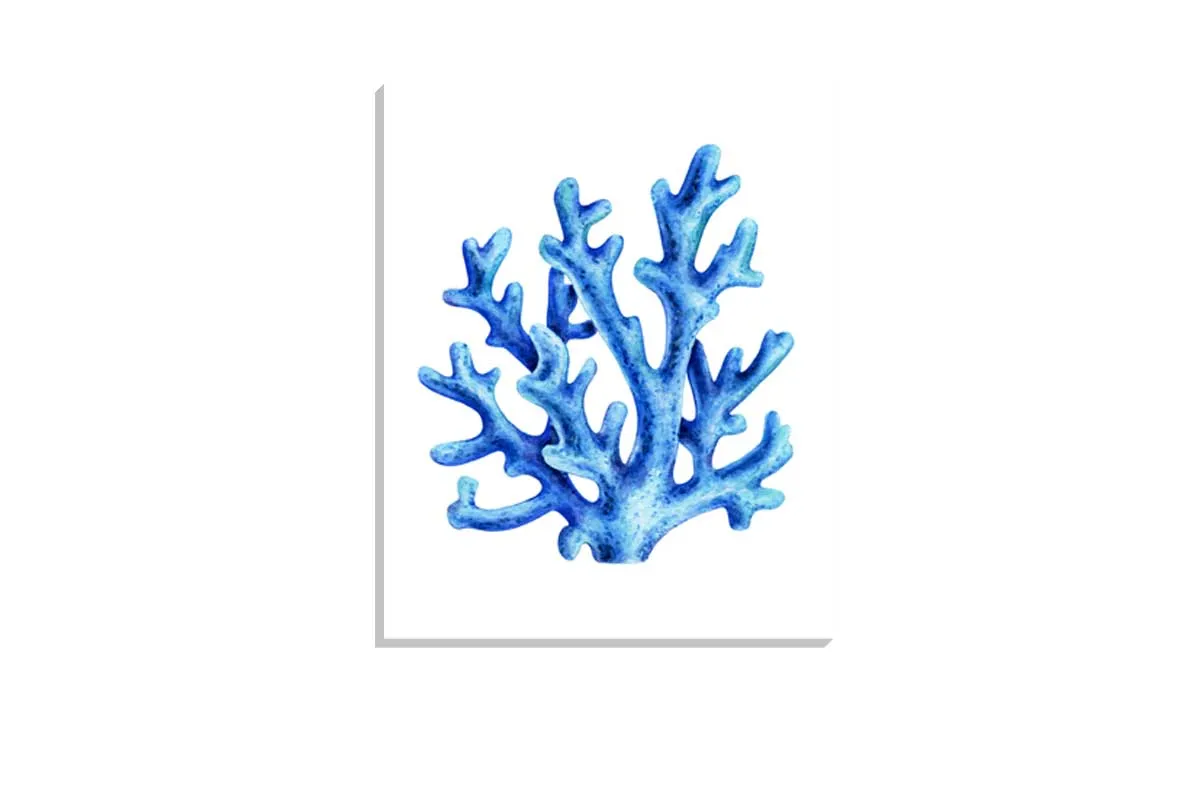 Blue Coral 2 | Canvas Wall Art Print