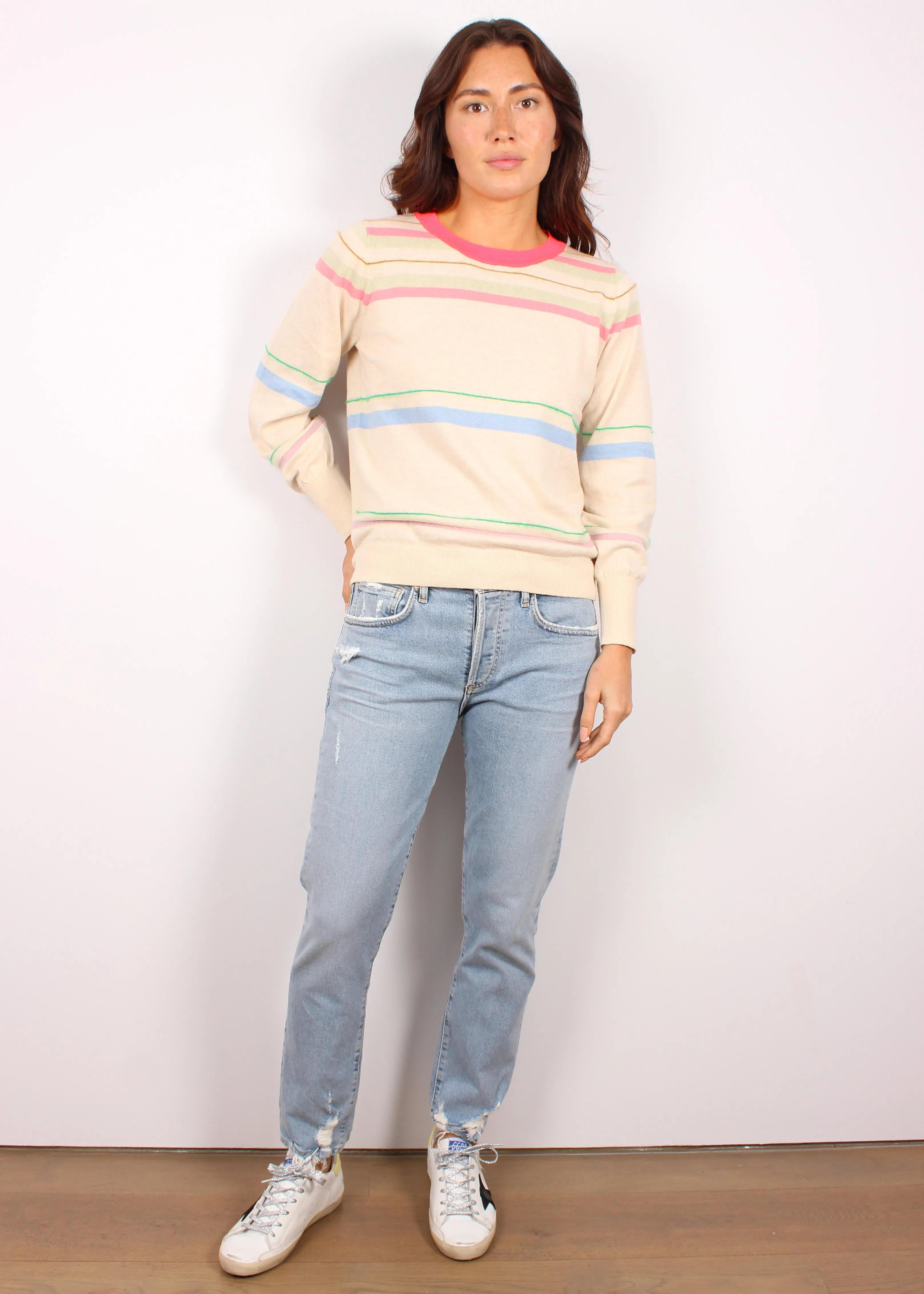 BR Gopsy Mixed Stripe Knit