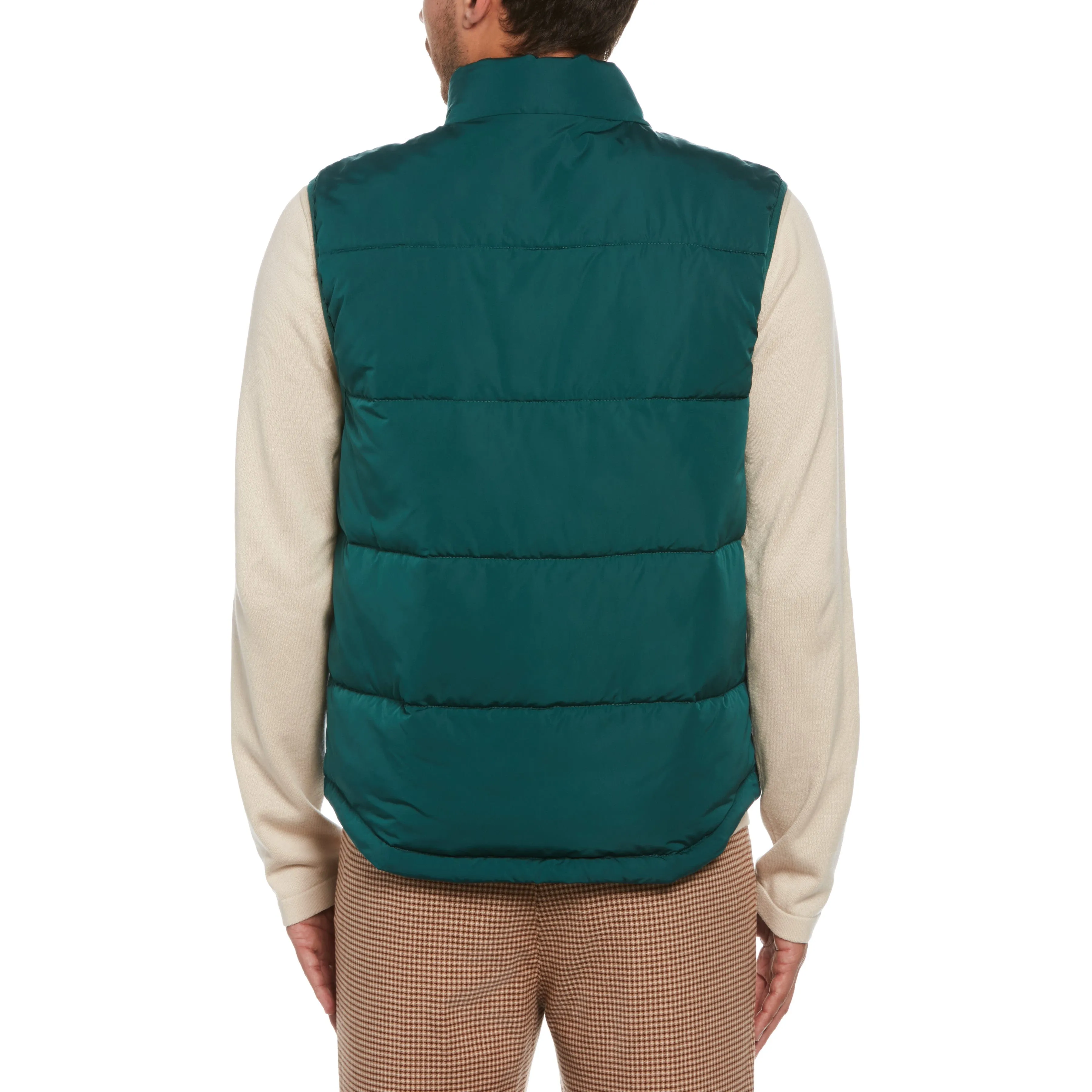 Color Block Puffer Vest
