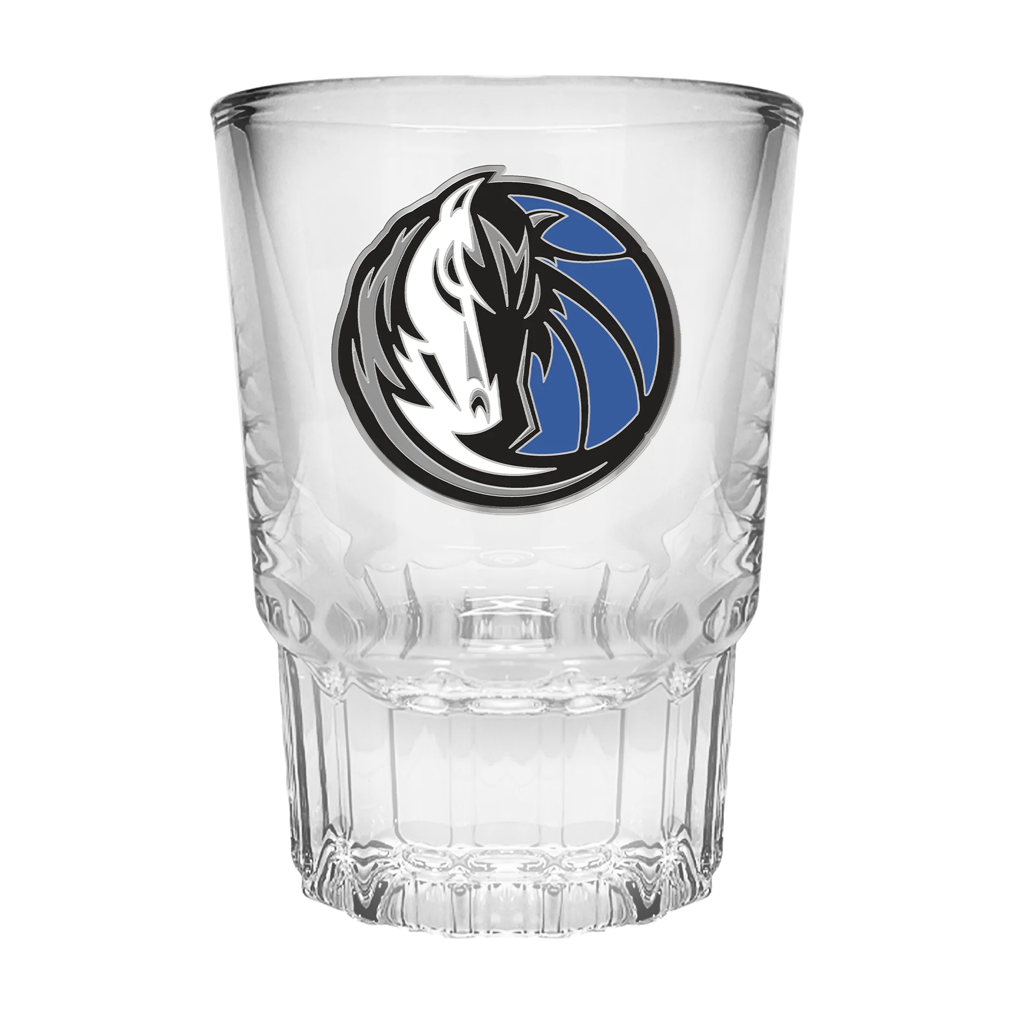 DALLAS MAVERICKS GREAT AMERICAN 2 OZ HORSEHEAD PRISM SHOT GLASS