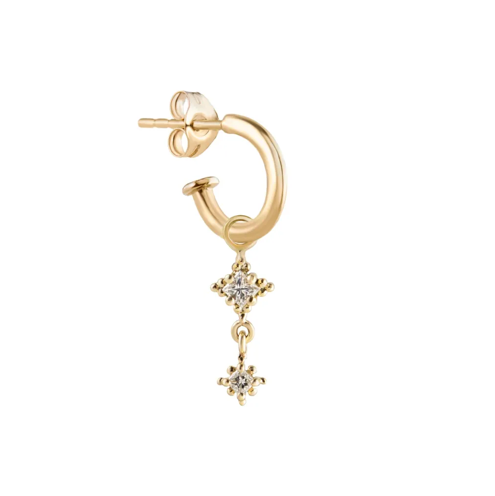 Diamond Dala Droplet Charm