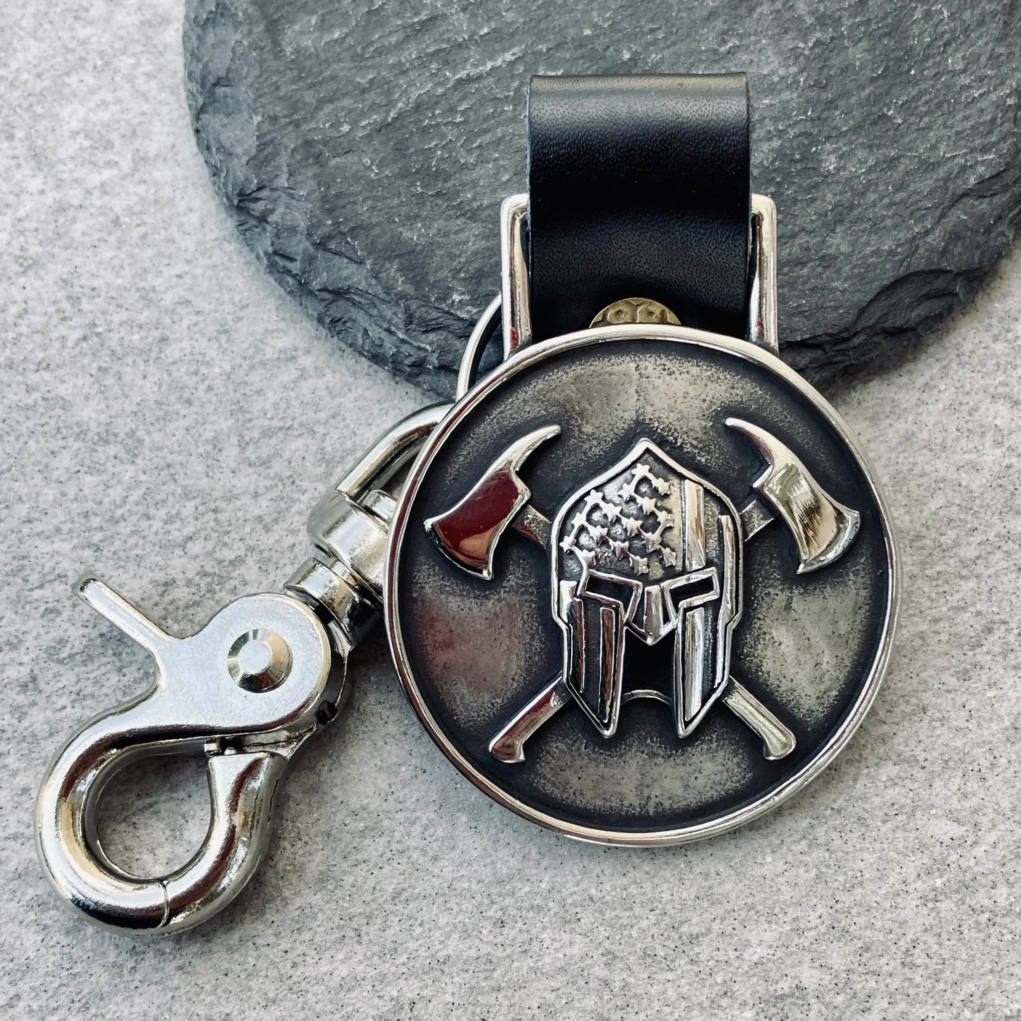 Double Axe Warrior Keychain - KC31