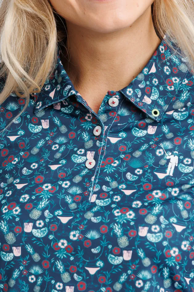 Drinkas N Floritas Women's Polo