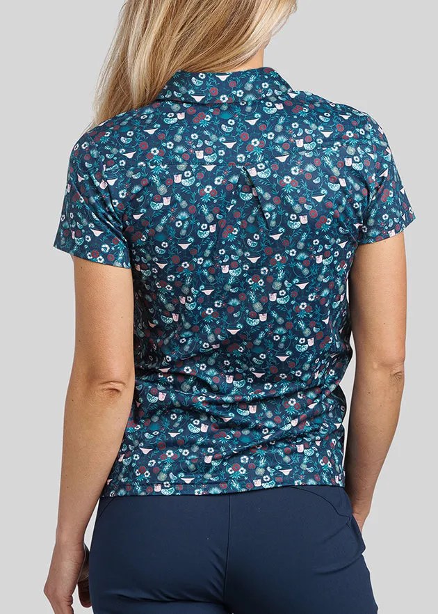 Drinkas N Floritas Women's Polo