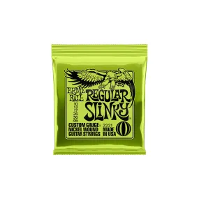 Ernie Ball 2221 Regular Slinky Nickel Wound Electric Guitar Strings - .010-.046