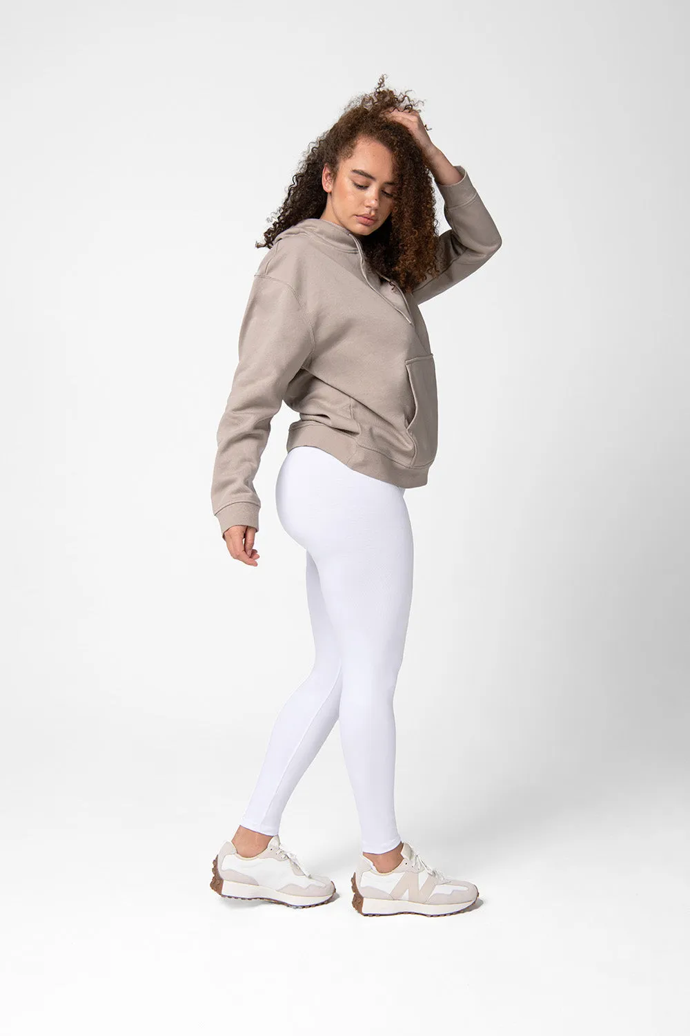 Everyday High Waisted Leggings - White