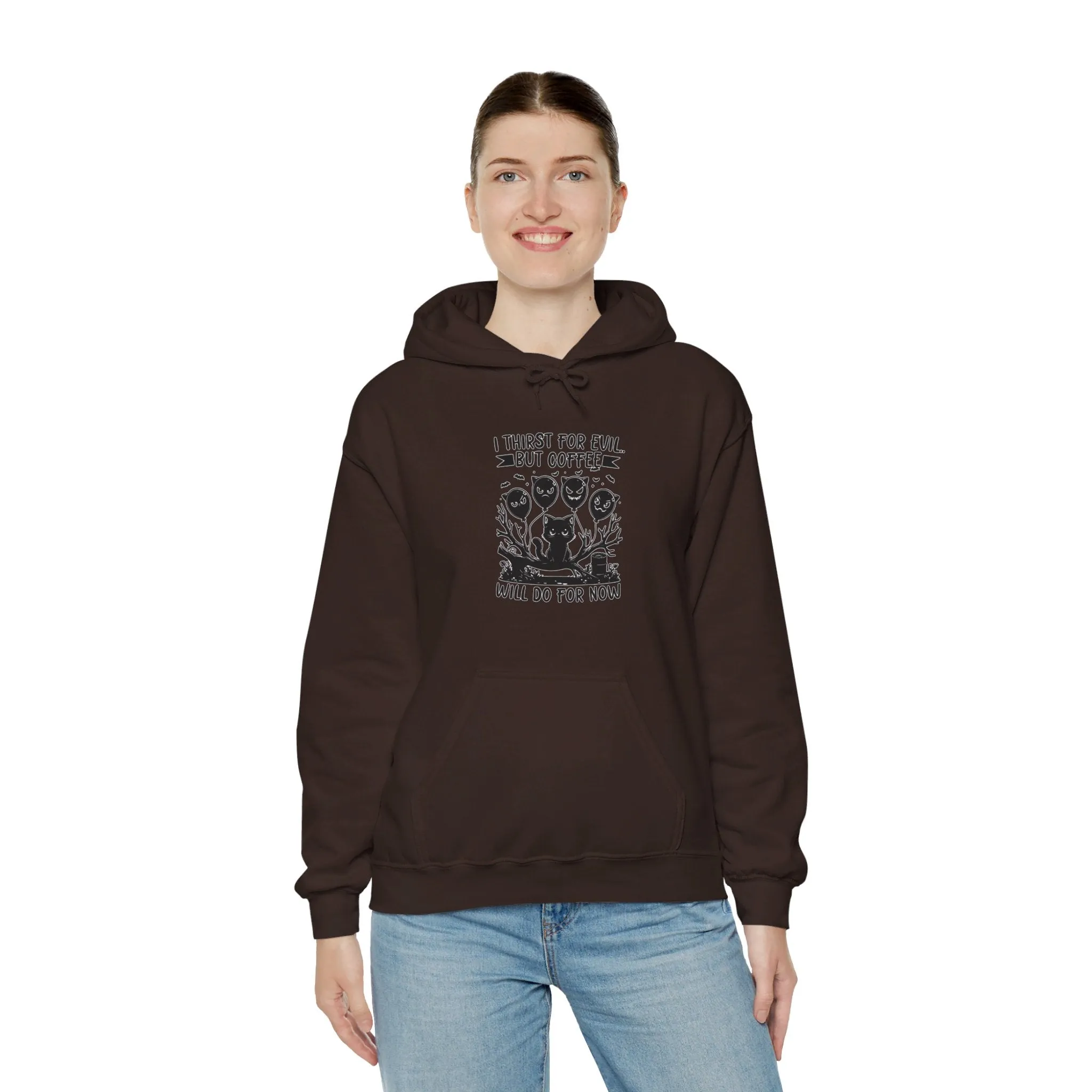 Evil Coffee Unisex Heavy Blend™ Hooded Sweatshirt