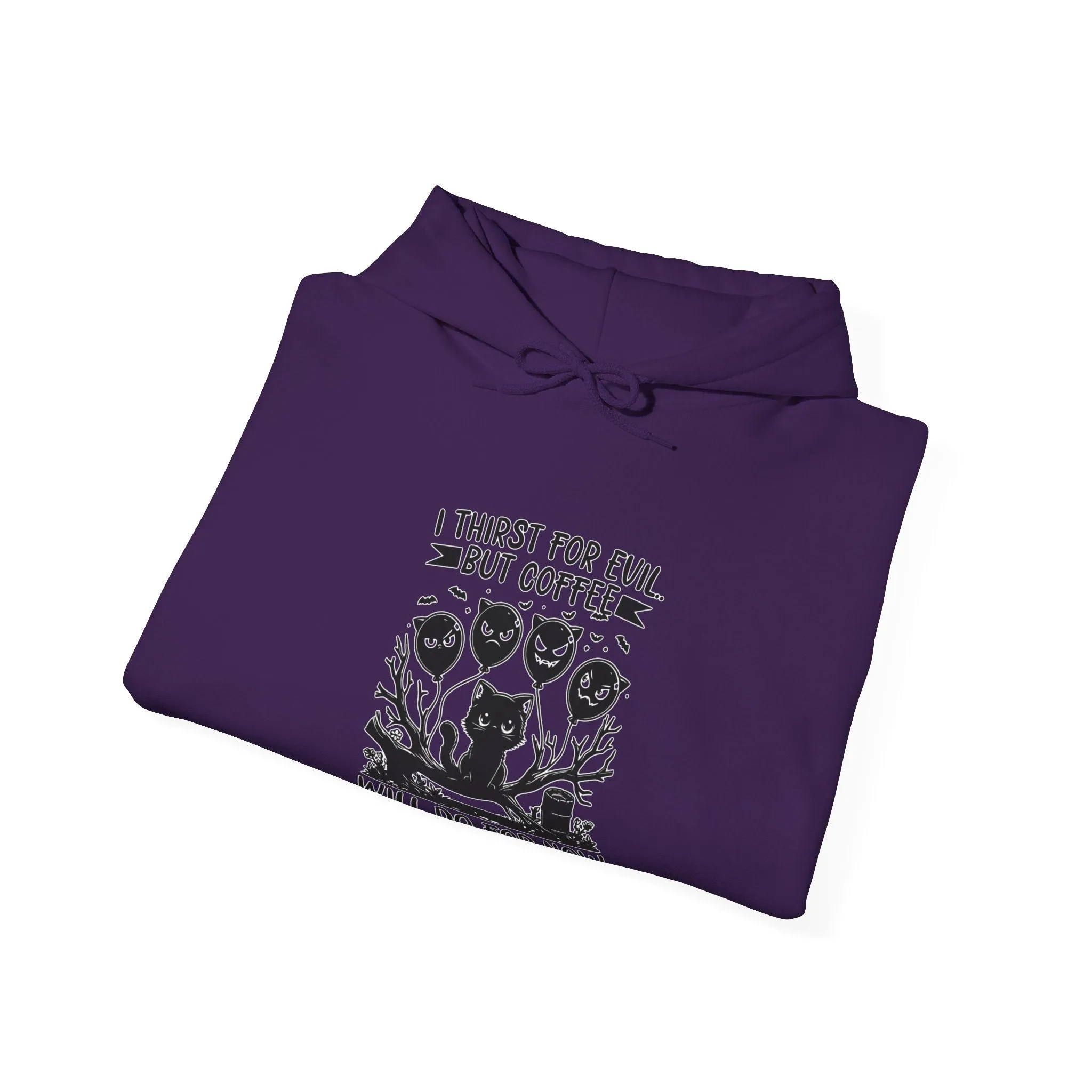 Evil Coffee Unisex Heavy Blend™ Hooded Sweatshirt