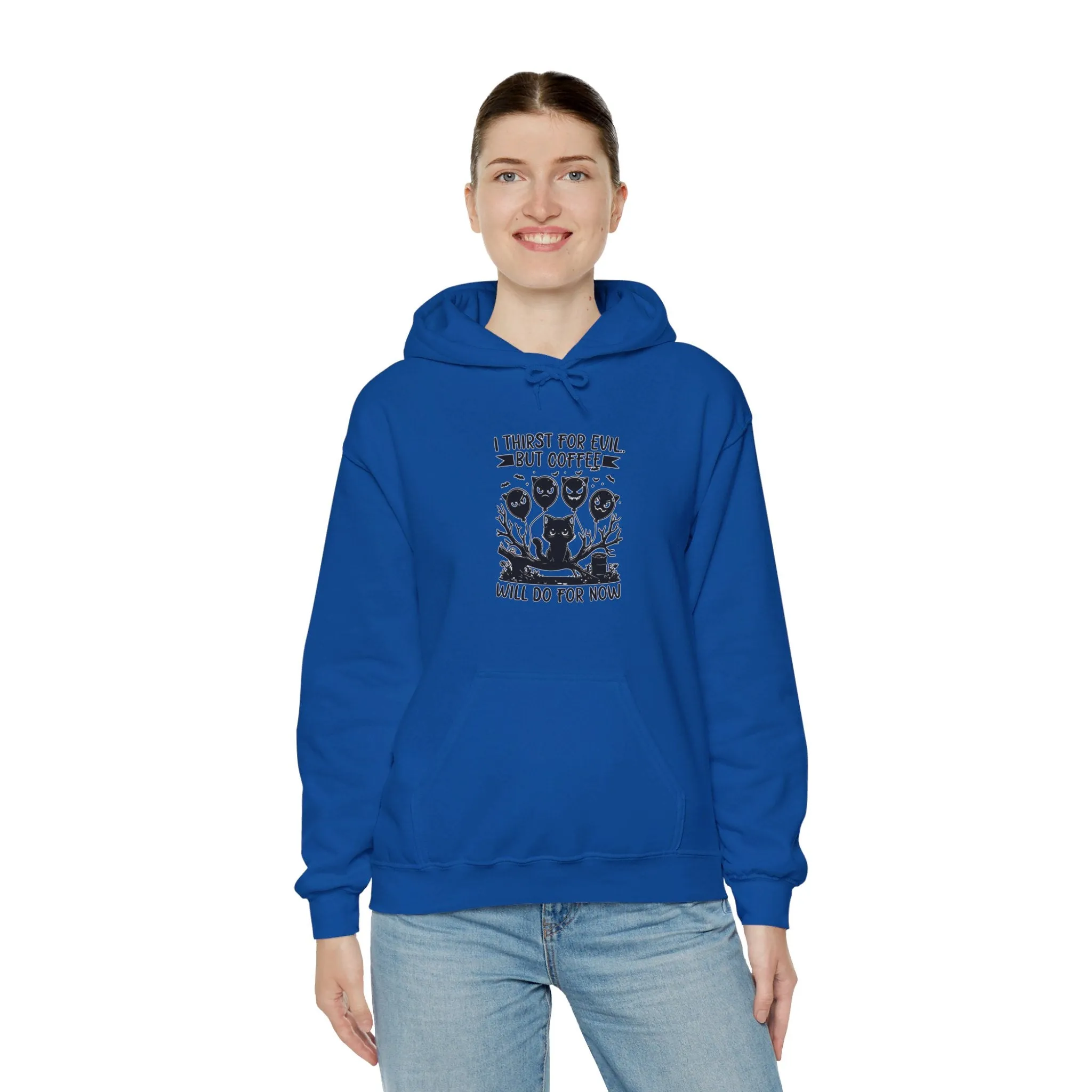 Evil Coffee Unisex Heavy Blend™ Hooded Sweatshirt
