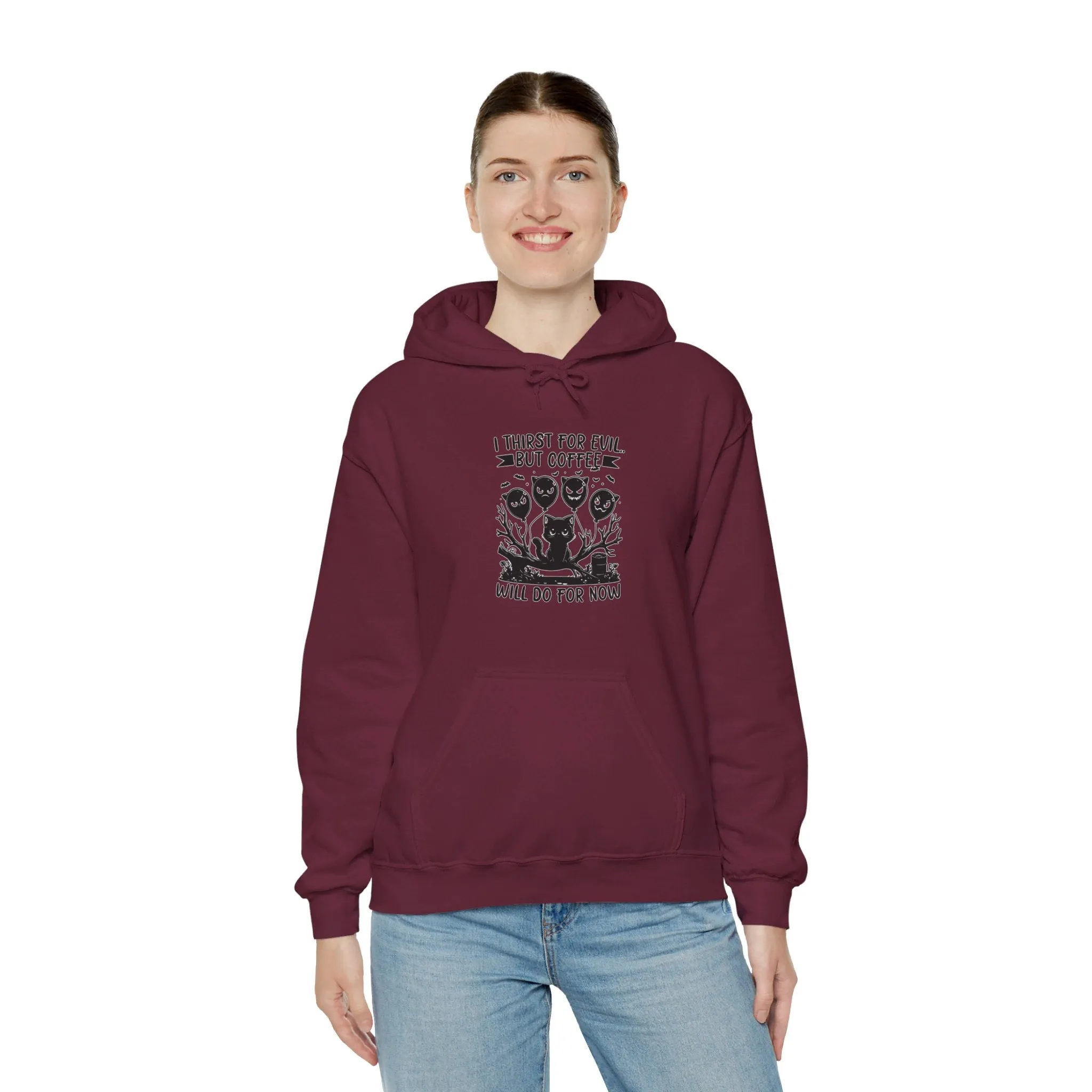 Evil Coffee Unisex Heavy Blend™ Hooded Sweatshirt