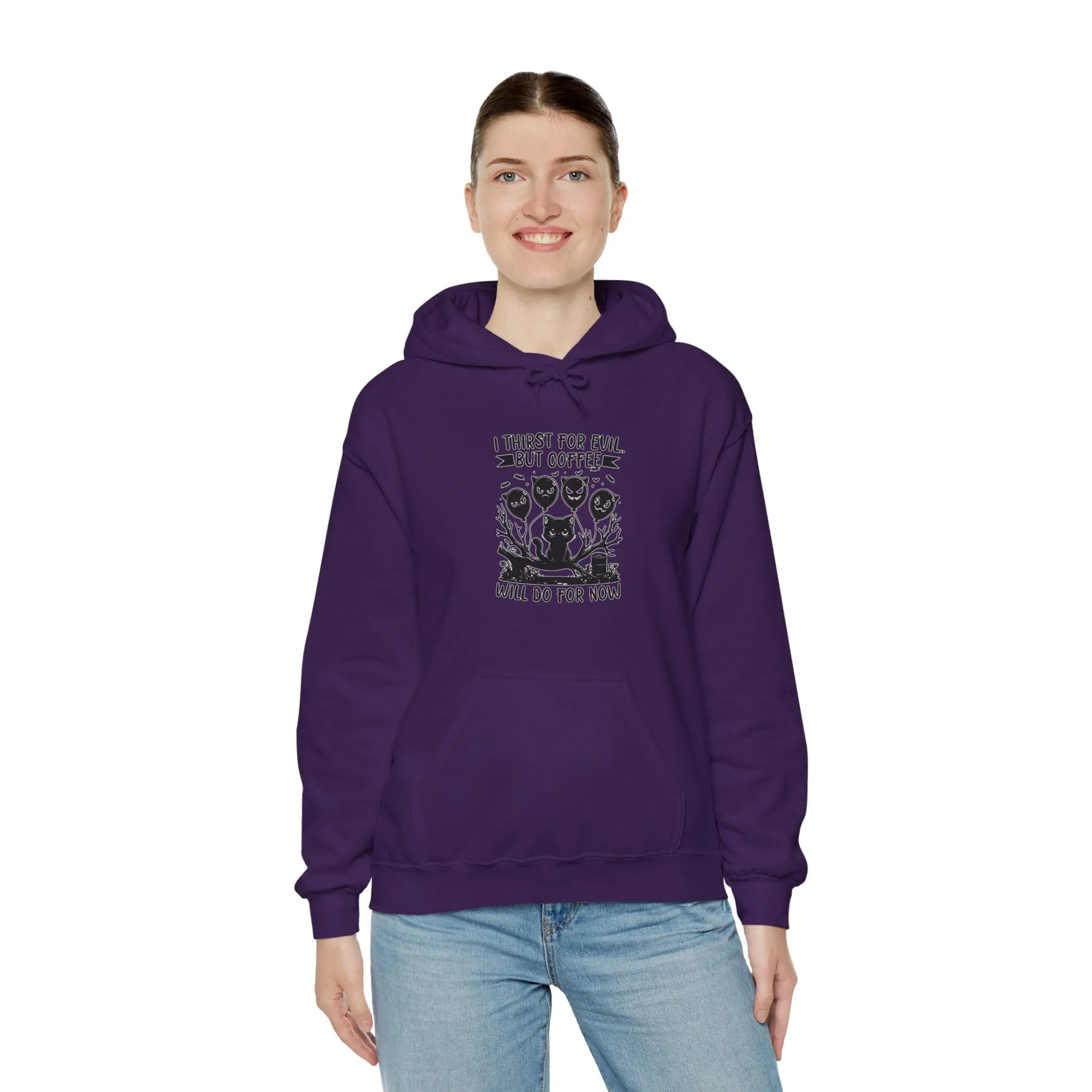 Evil Coffee Unisex Heavy Blend™ Hooded Sweatshirt