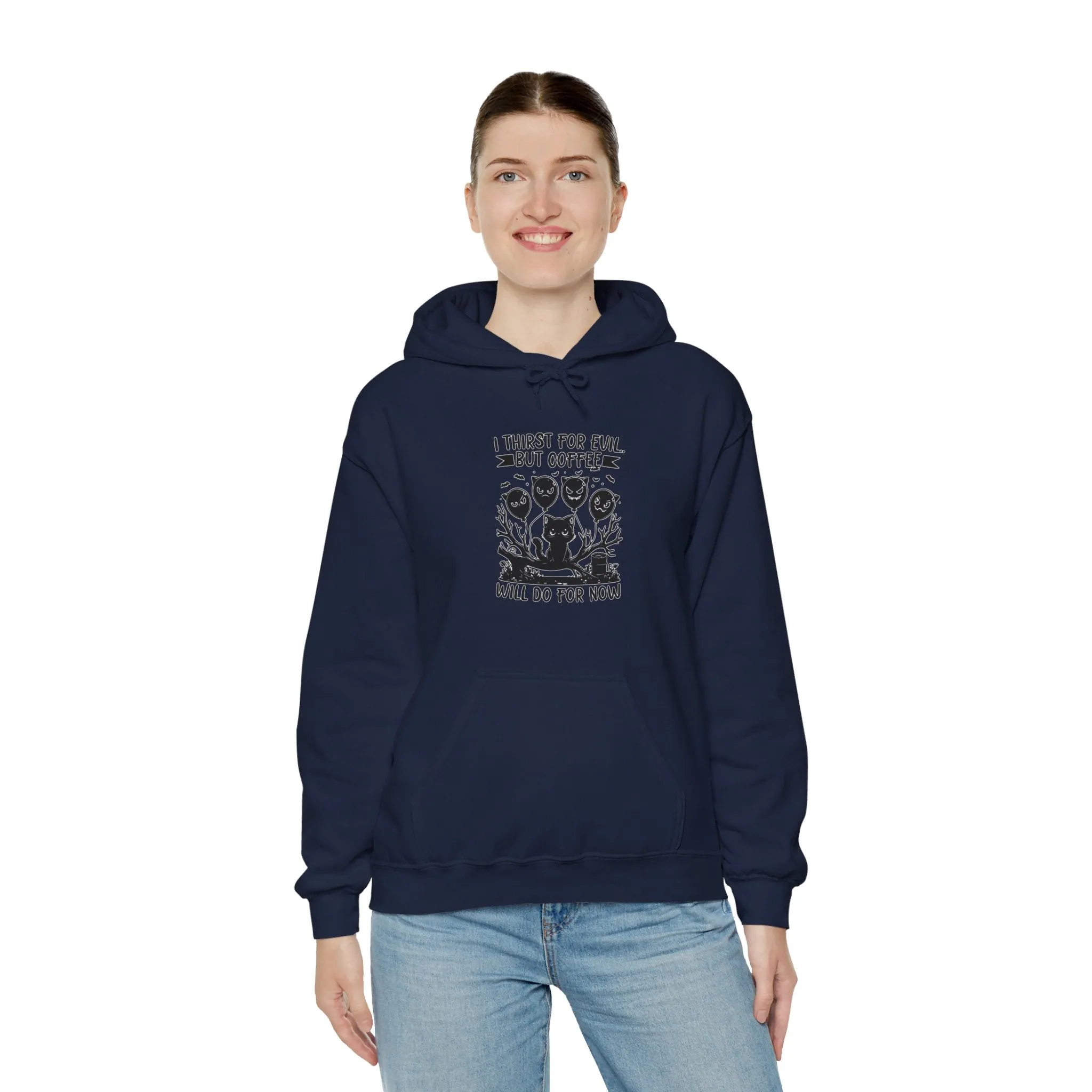 Evil Coffee Unisex Heavy Blend™ Hooded Sweatshirt