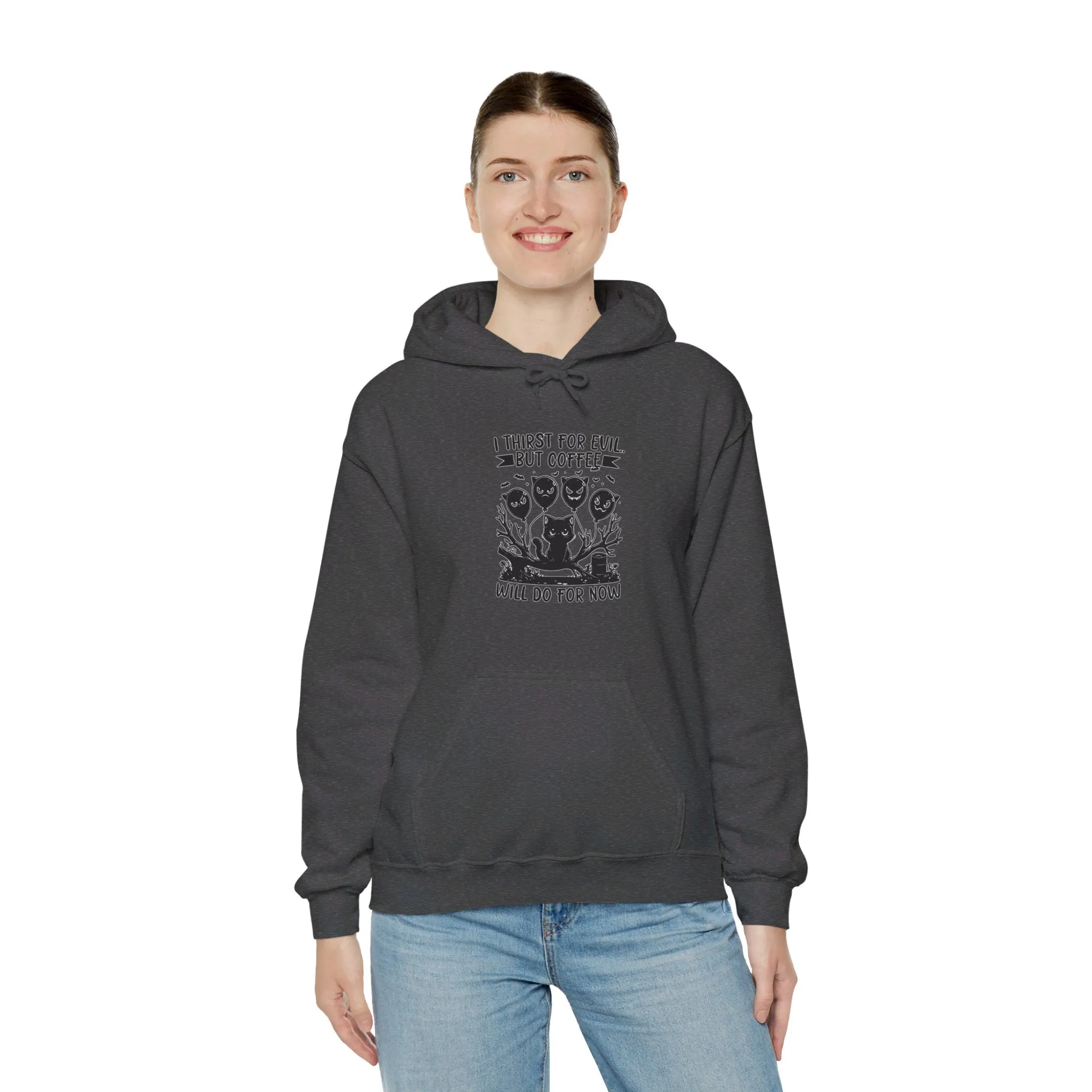 Evil Coffee Unisex Heavy Blend™ Hooded Sweatshirt
