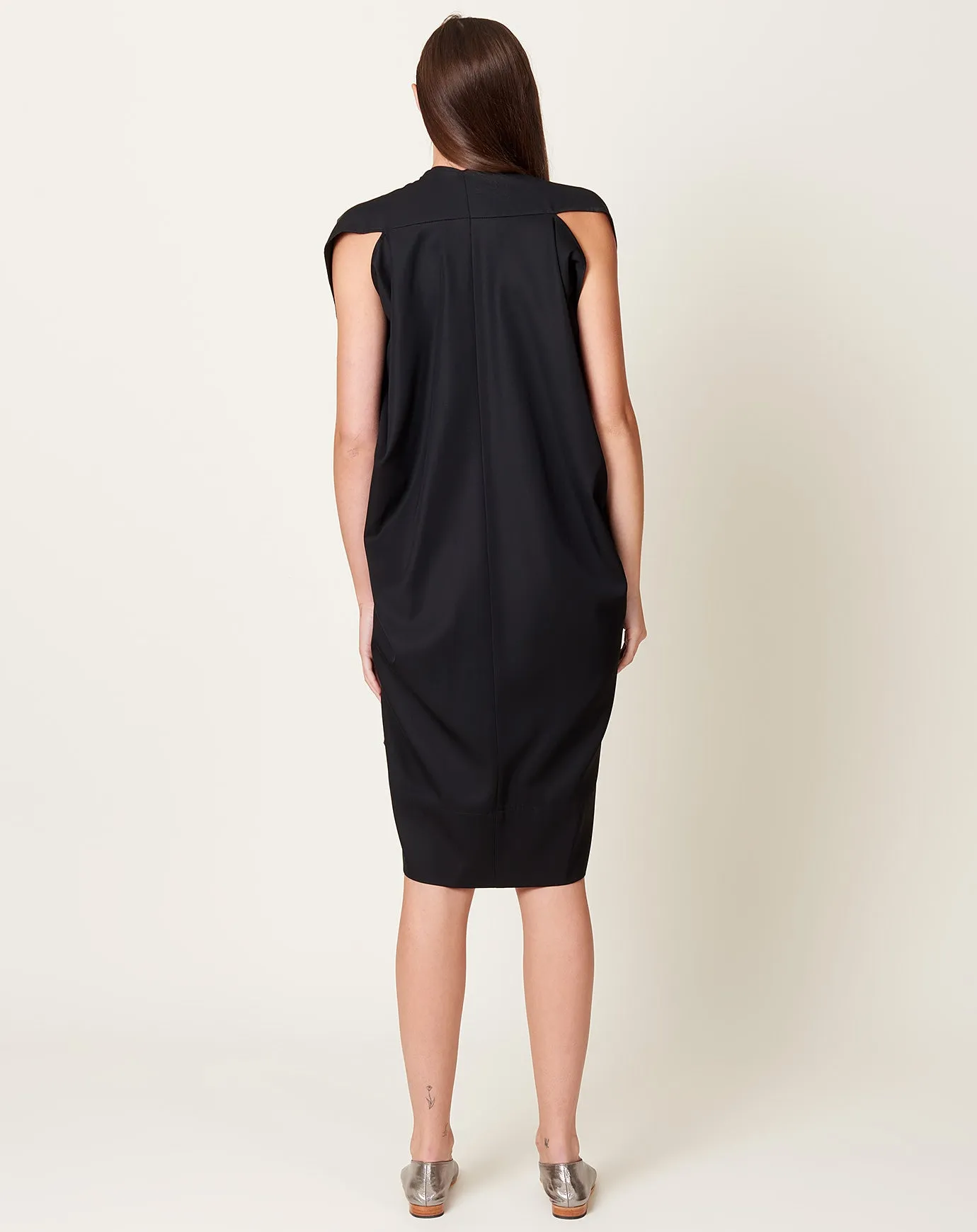 Foil Dress in Black