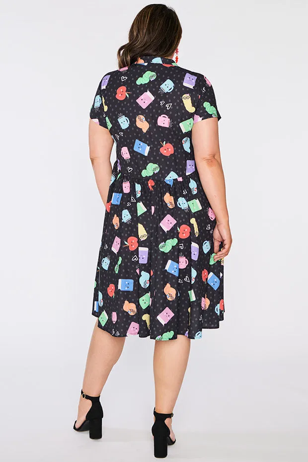 Frankie Bookworm Black Dress