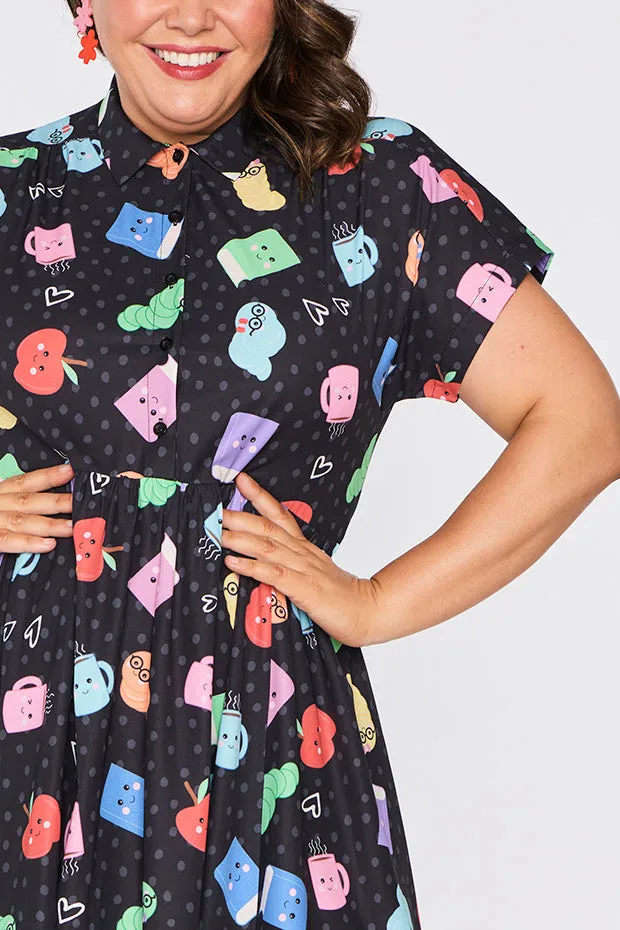 Frankie Bookworm Black Dress