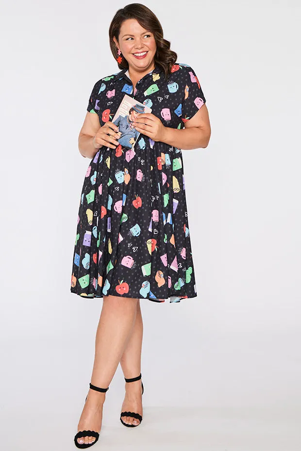 Frankie Bookworm Black Dress