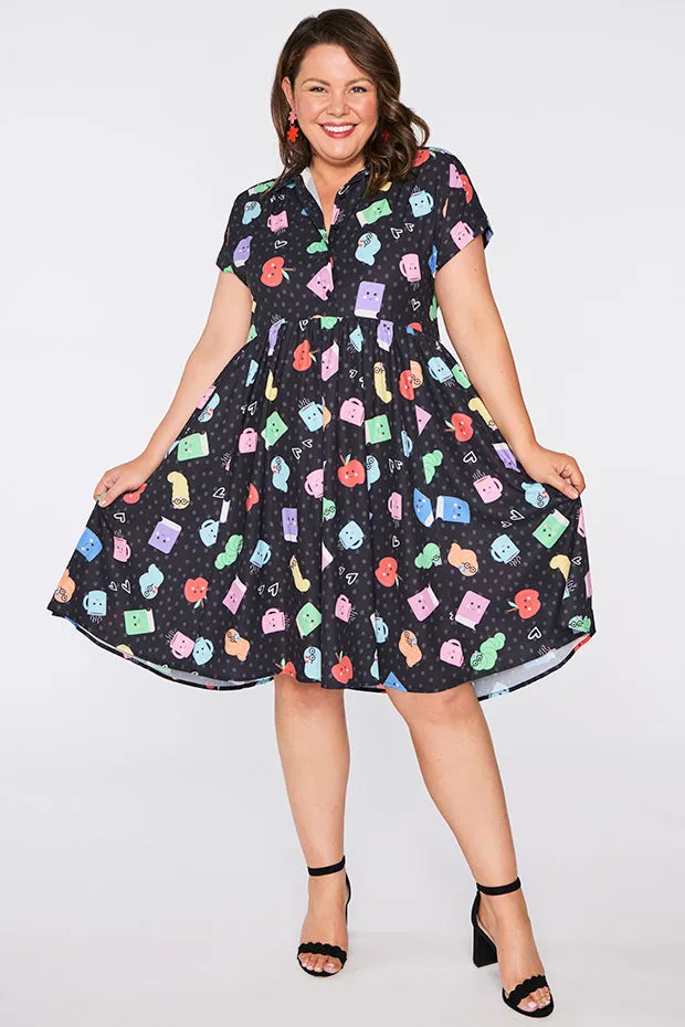 Frankie Bookworm Black Dress