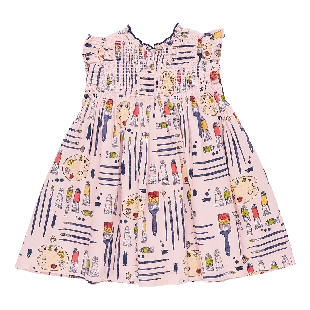 Girls Stevie Dress - Tiny Artist