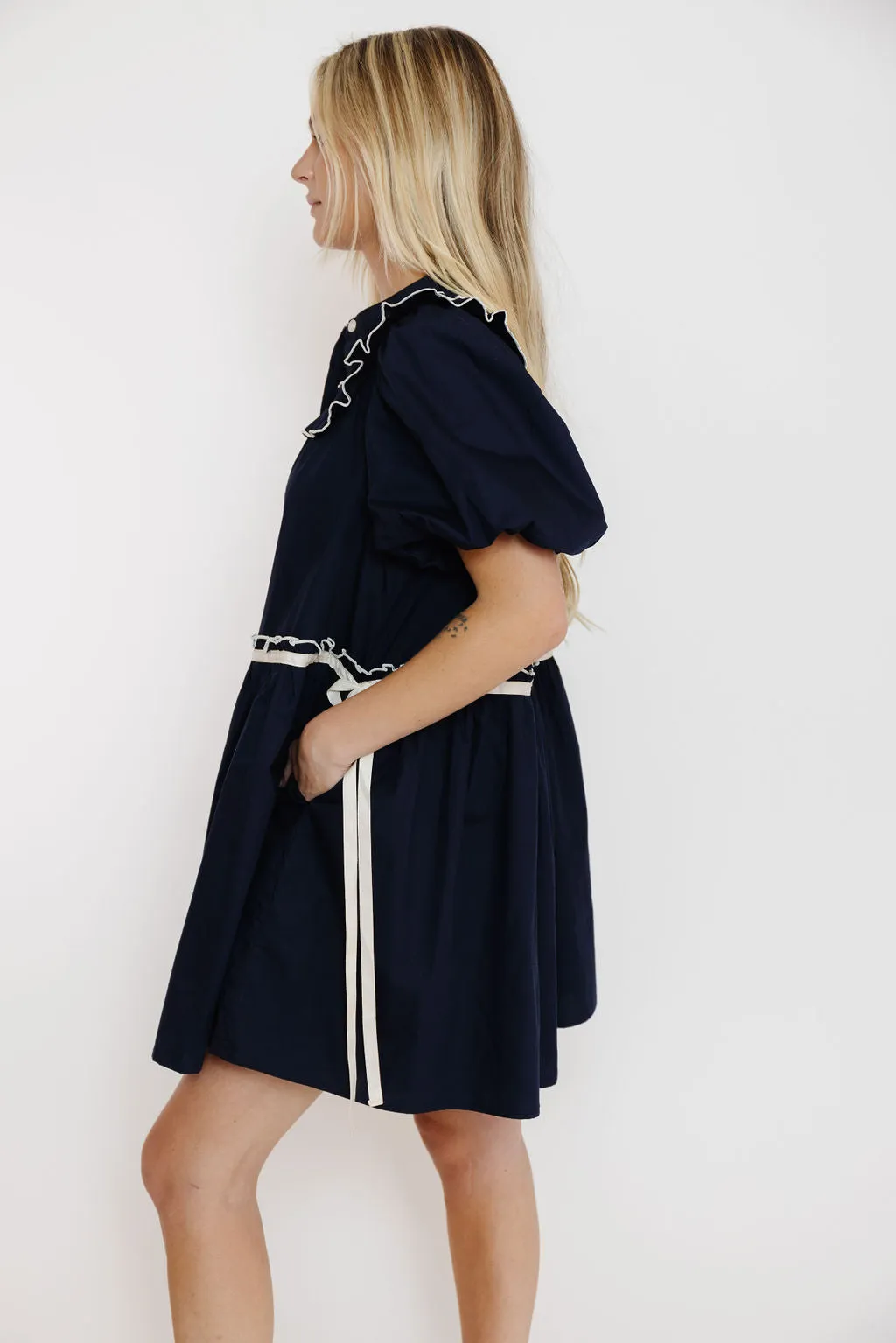 Greene Dress in Navy