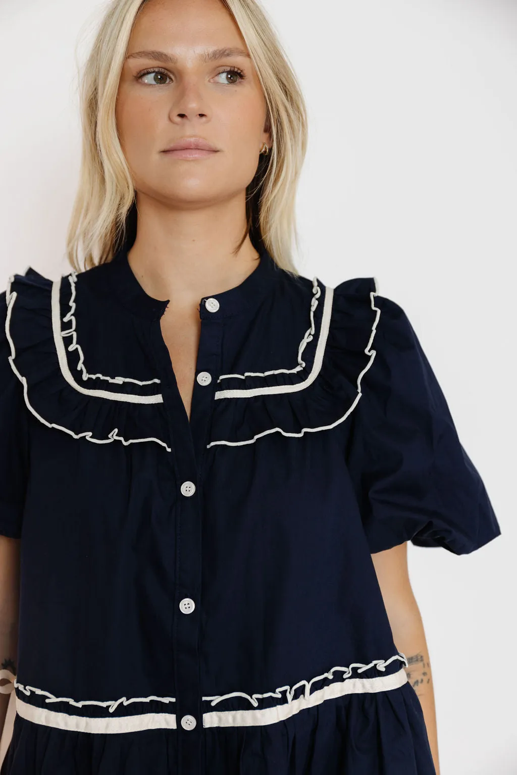 Greene Dress in Navy