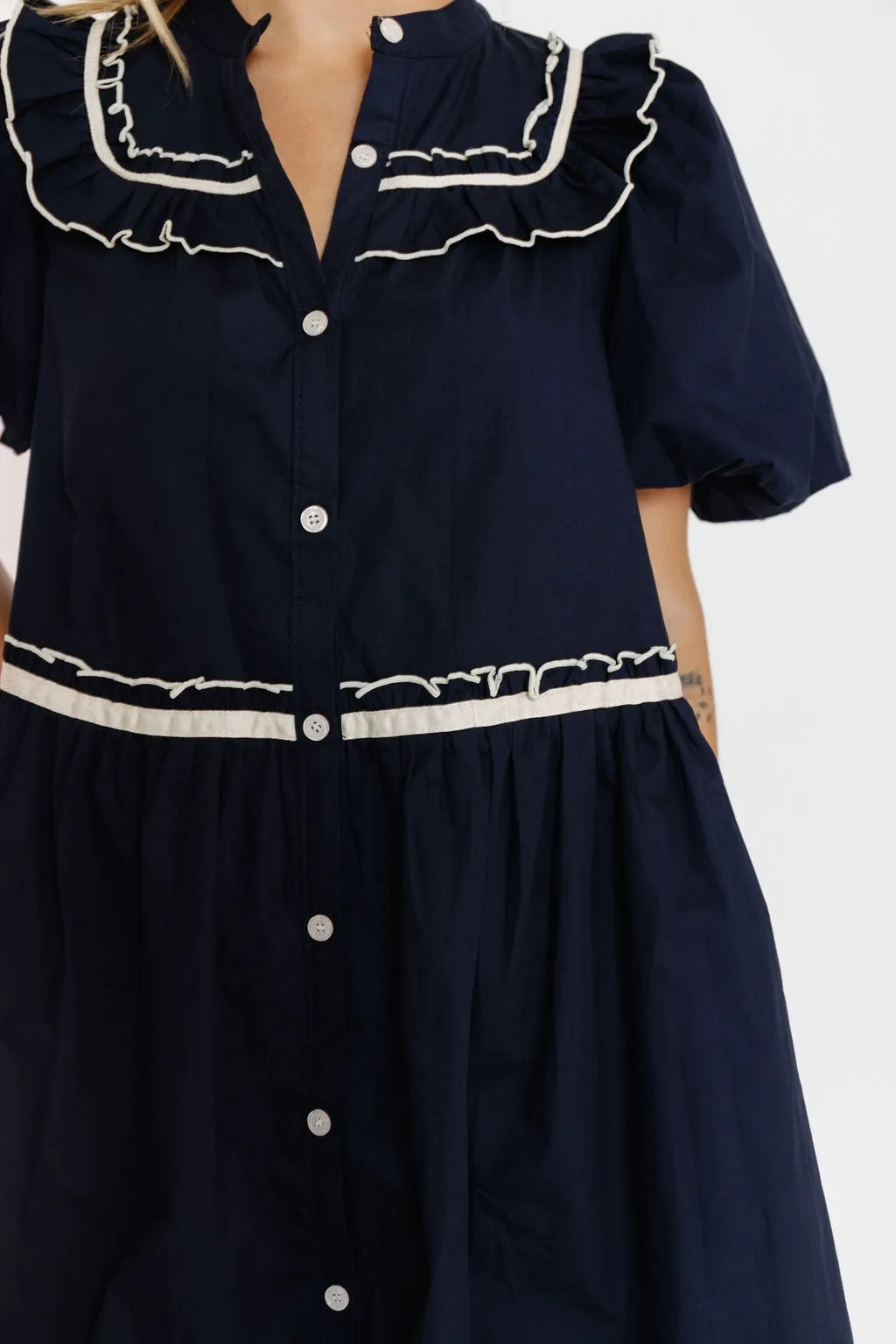 Greene Dress in Navy