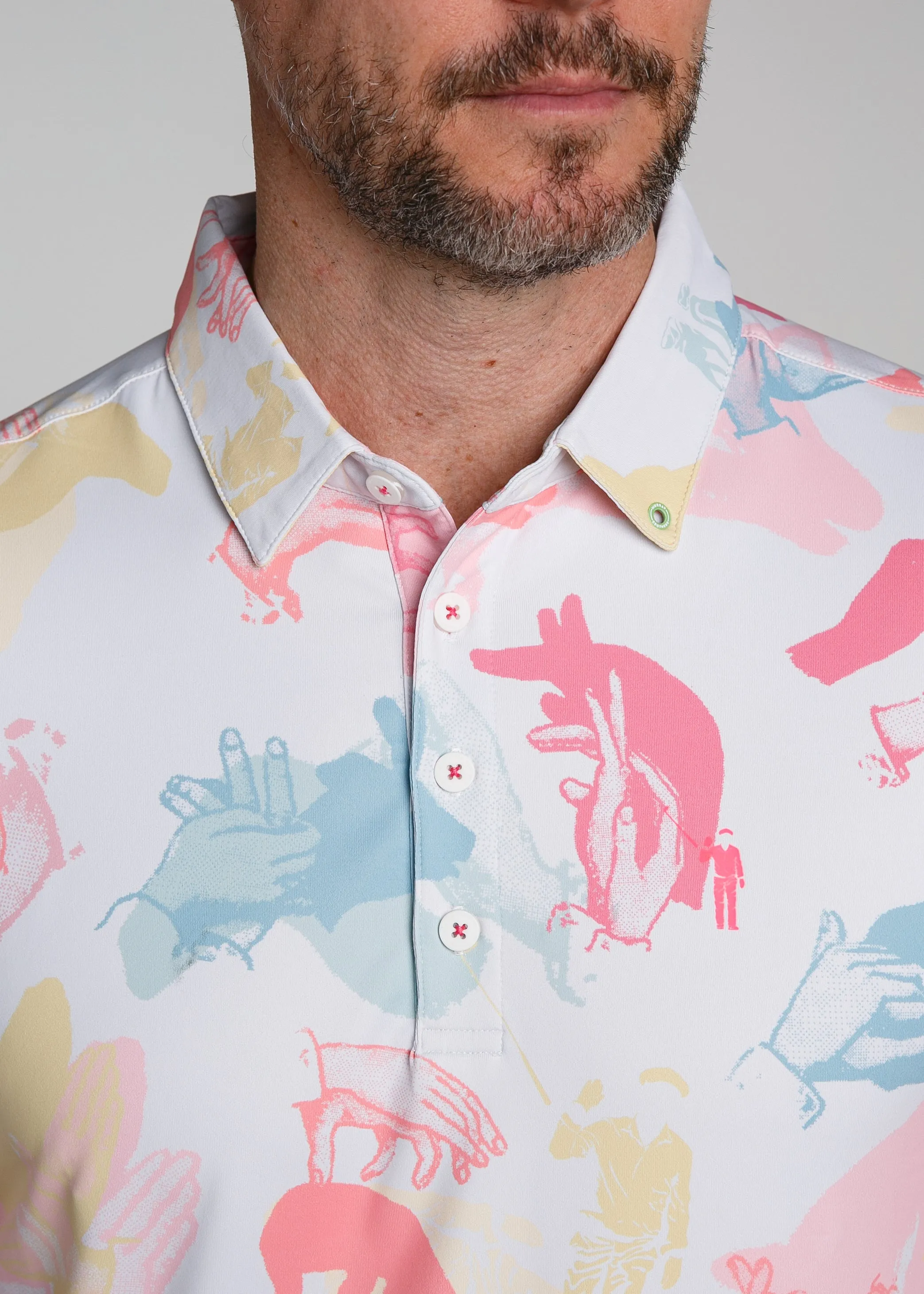 Happy Hands Club Men's Polo