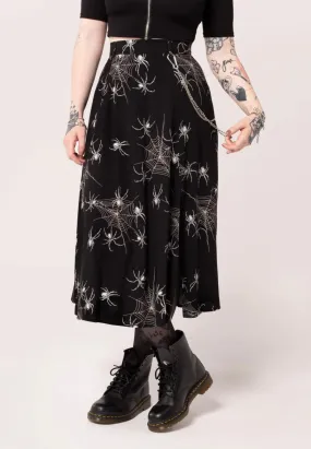 Hellbunny - Grungy Spider - Skirt