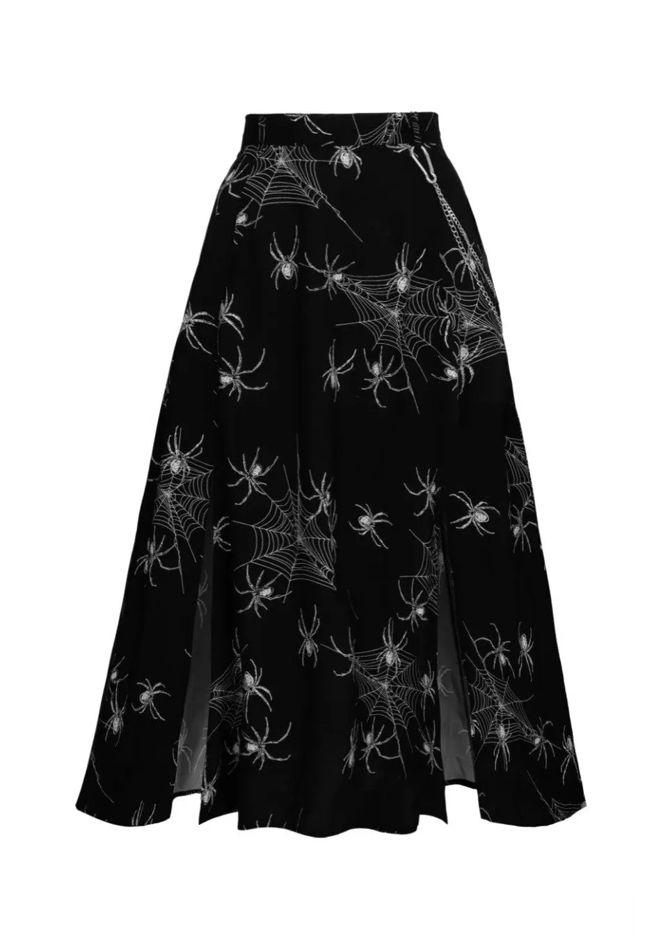 Hellbunny - Grungy Spider - Skirt
