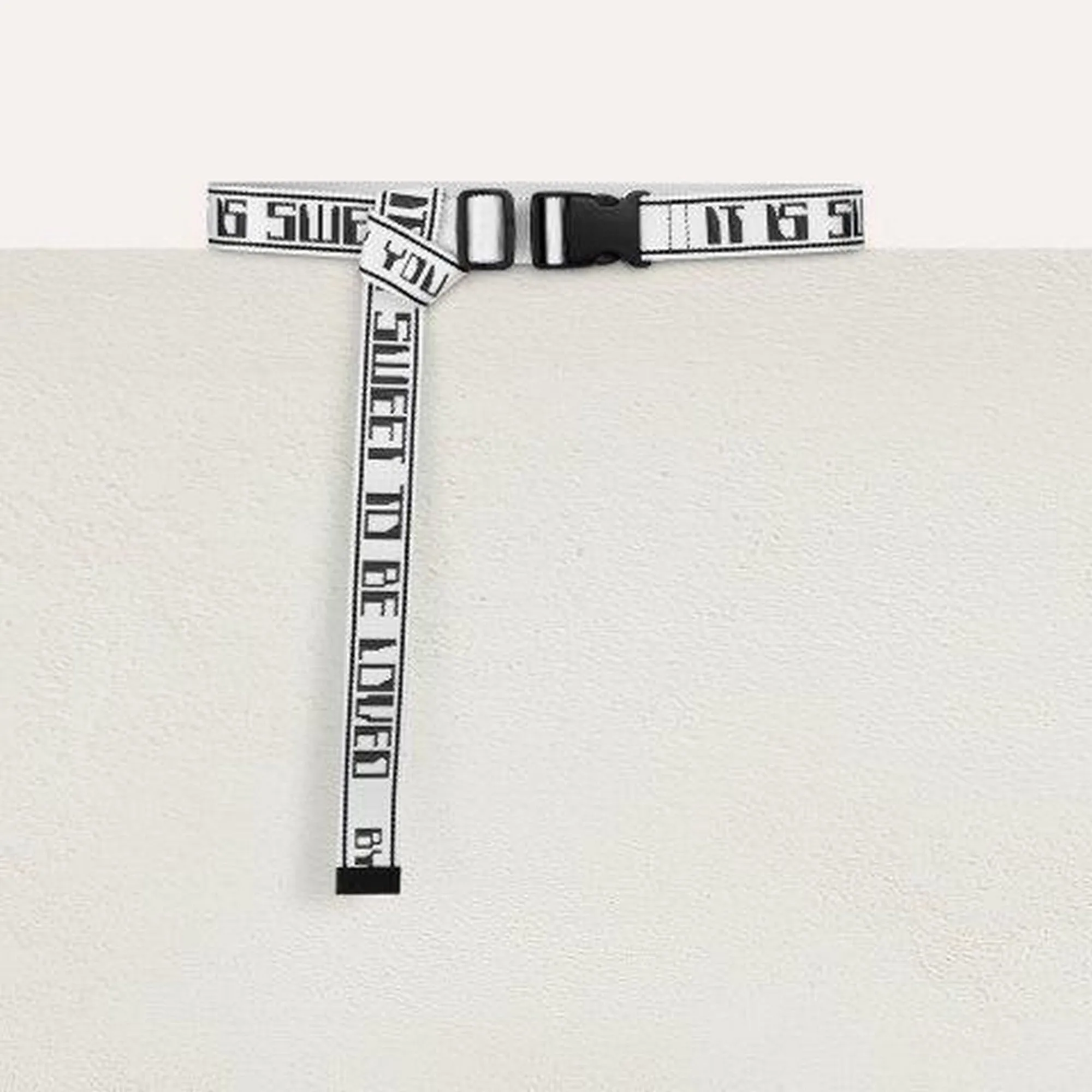 High Waisted Belt - White